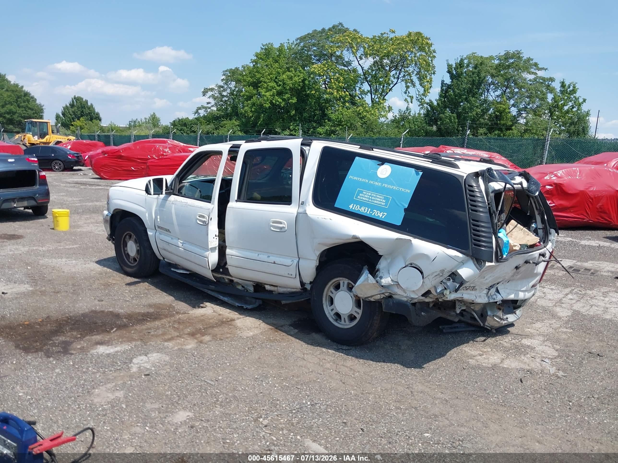 2002 Gmc Yukon Xl 1500 Slt White vin: 3GKFK16Z82G270161