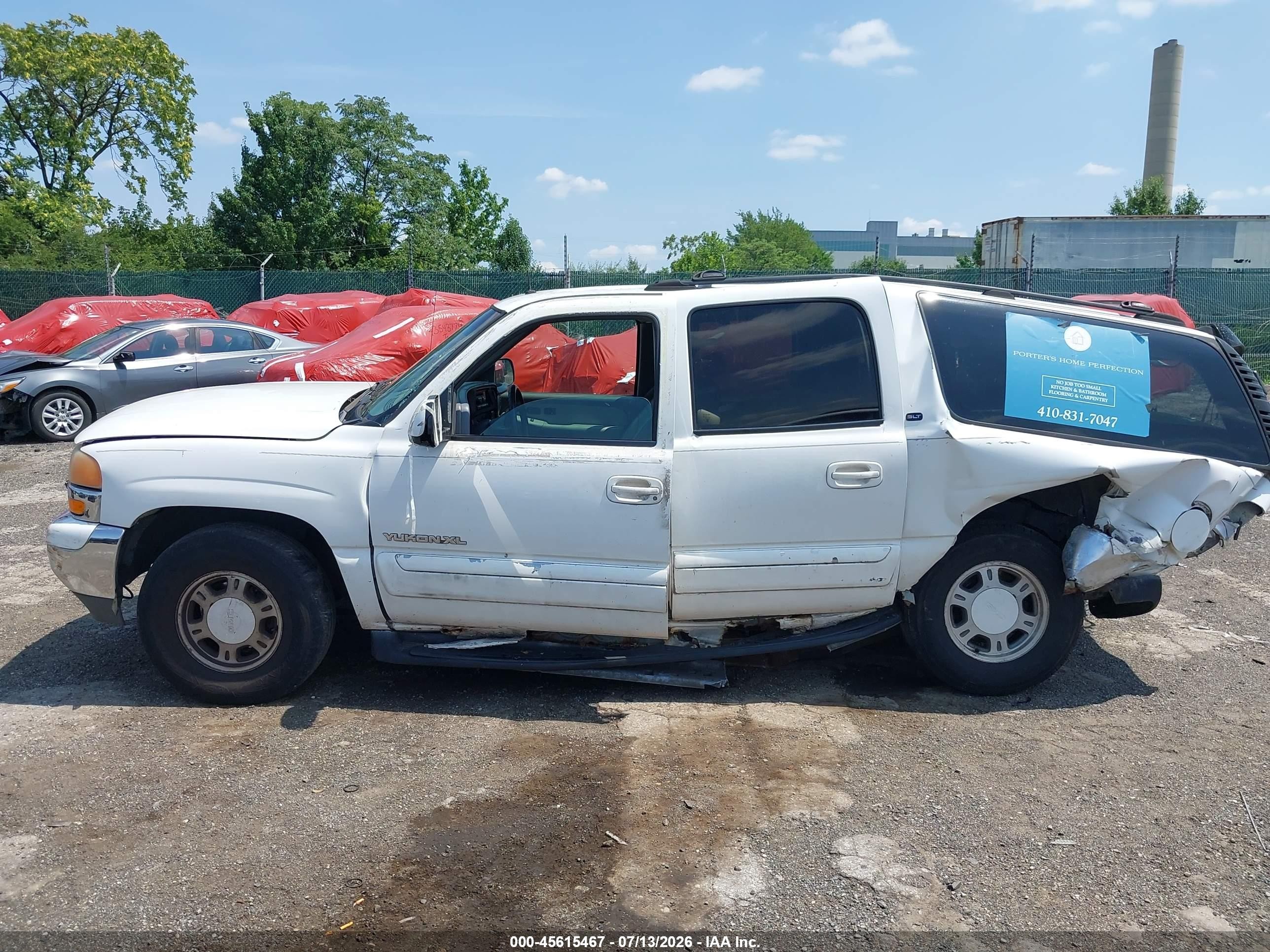 2002 Gmc Yukon Xl 1500 Slt White vin: 3GKFK16Z82G270161