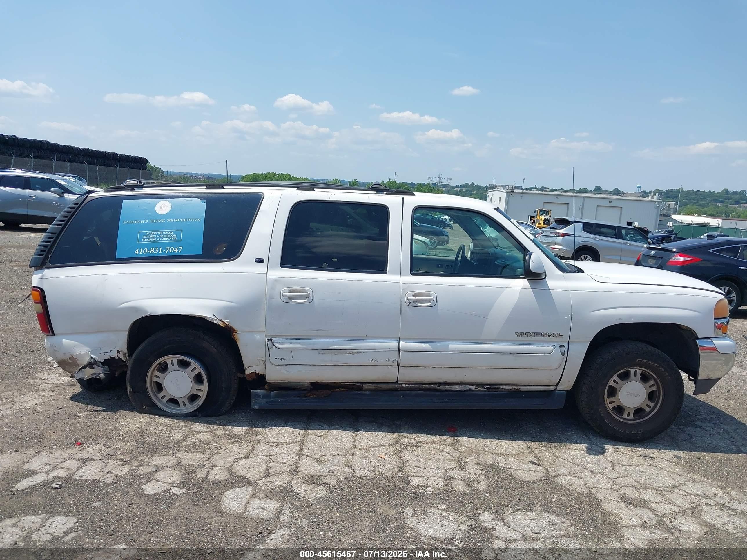 2002 Gmc Yukon Xl 1500 Slt White vin: 3GKFK16Z82G270161