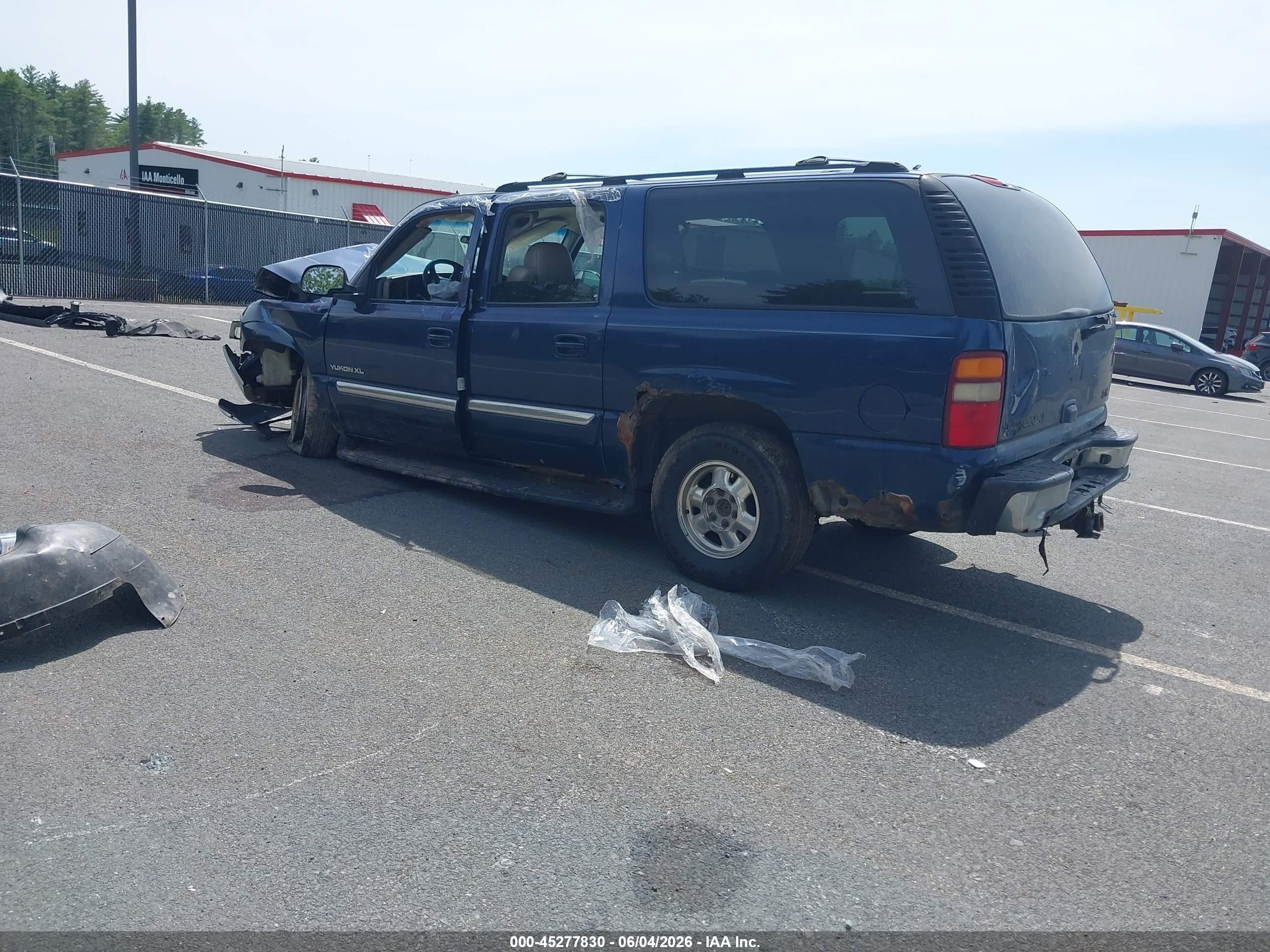 2002 Gmc Yukon Xl 1500 Slt Blue vin: 3GKFK16Z82G310299