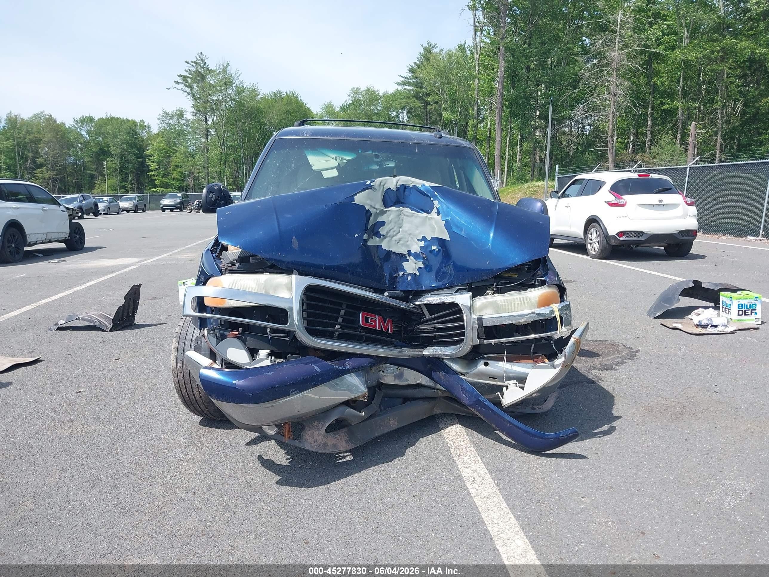 2002 Gmc Yukon Xl 1500 Slt Blue vin: 3GKFK16Z82G310299