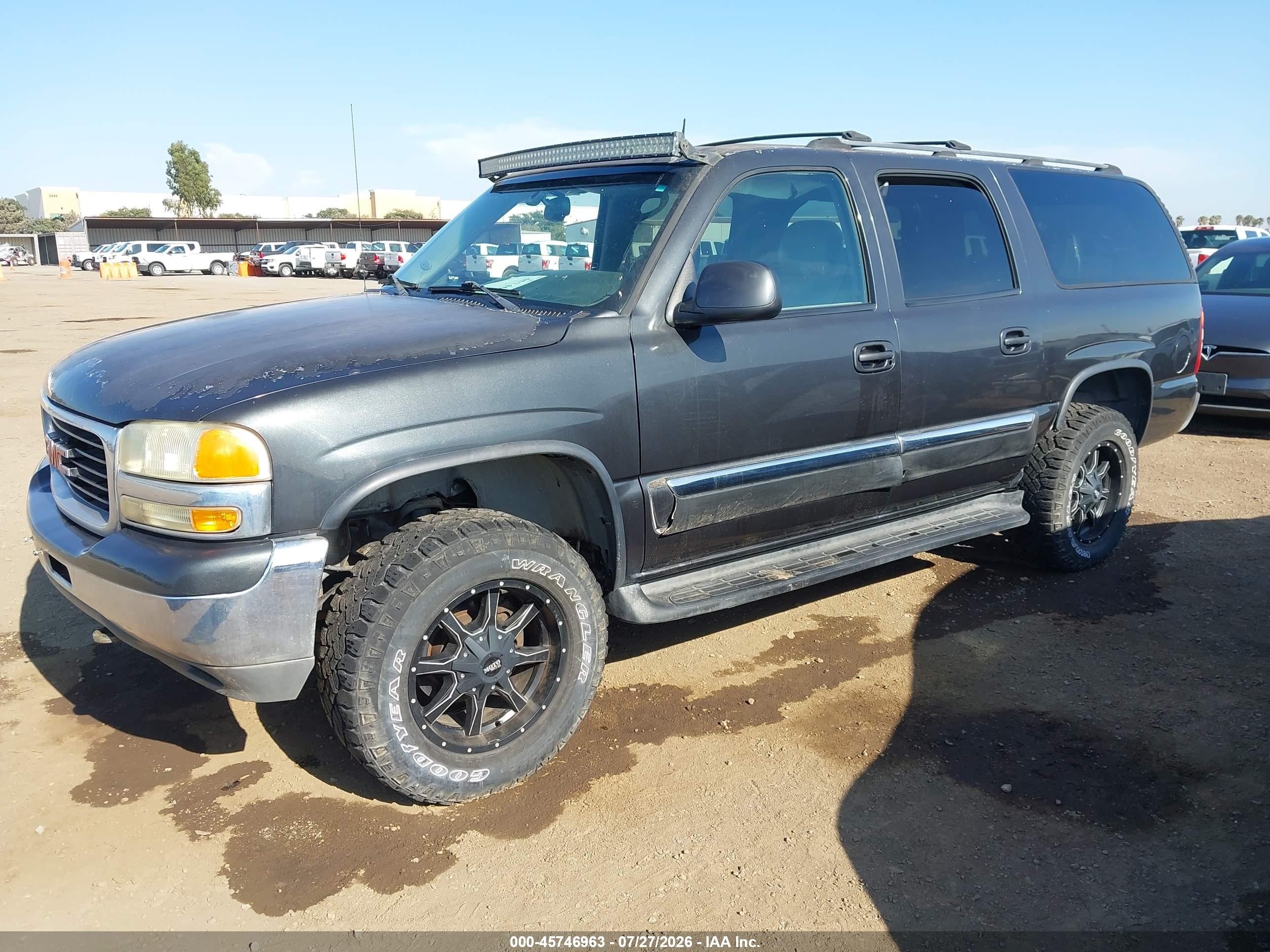 2003 Gmc Yukon Xl 2500 Slt Gray vin: 3GKGC26G33G248480