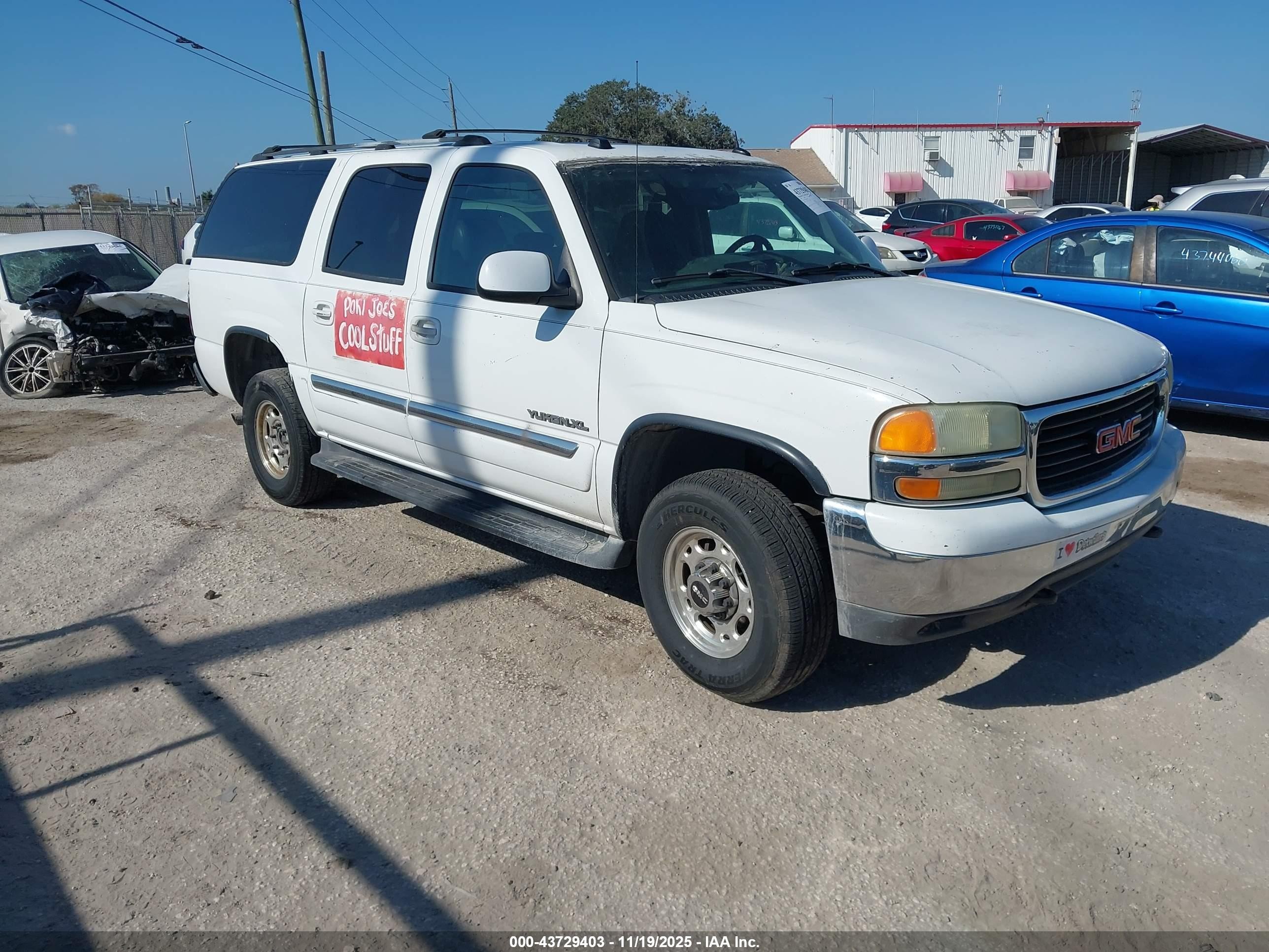 2005 Gmc Yukon Xl 2500 Slt White vin: 3GKGC26U75G105007