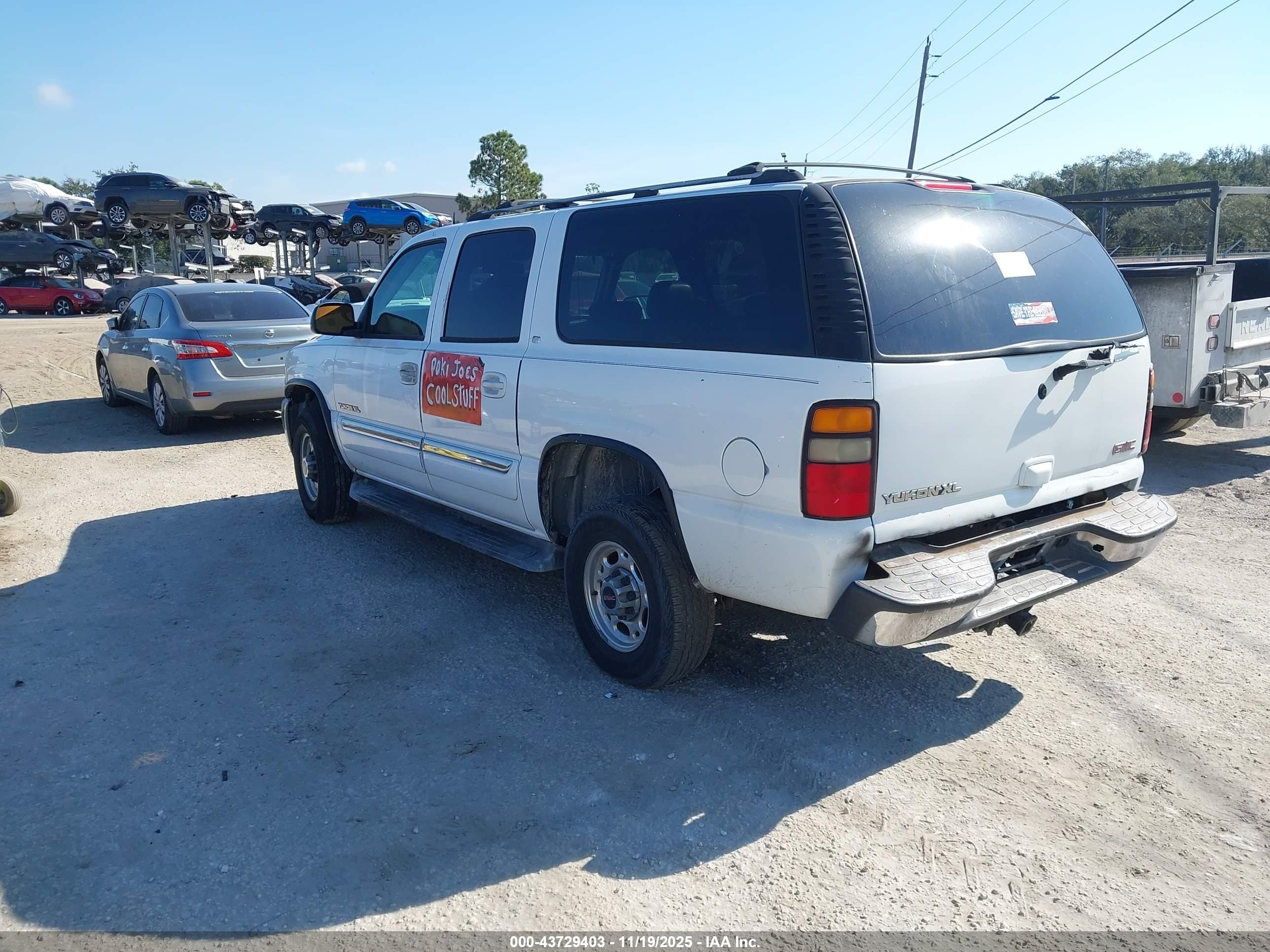 2005 Gmc Yukon Xl 2500 Slt White vin: 3GKGC26U75G105007
