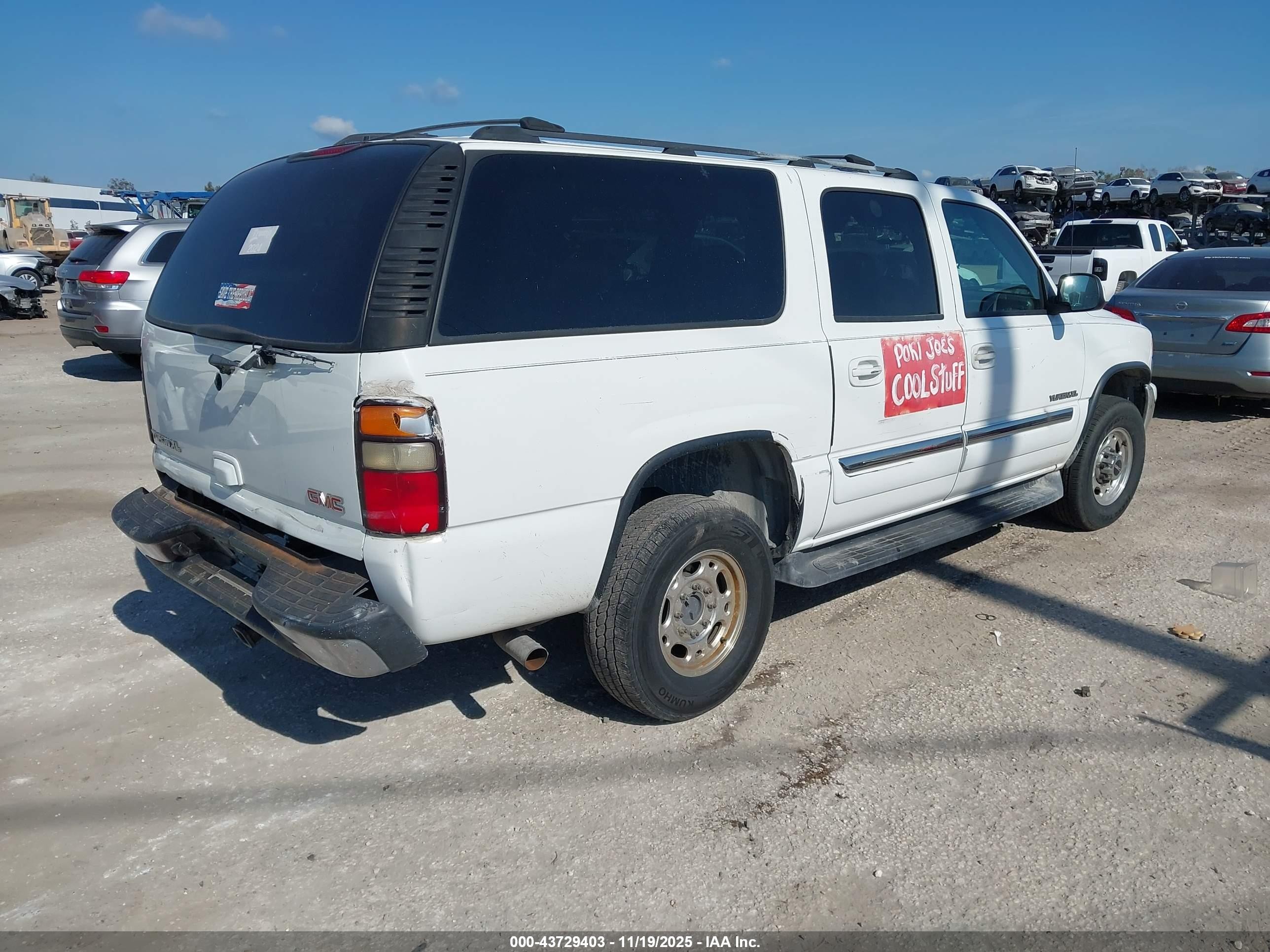 2005 Gmc Yukon Xl 2500 Slt White vin: 3GKGC26U75G105007