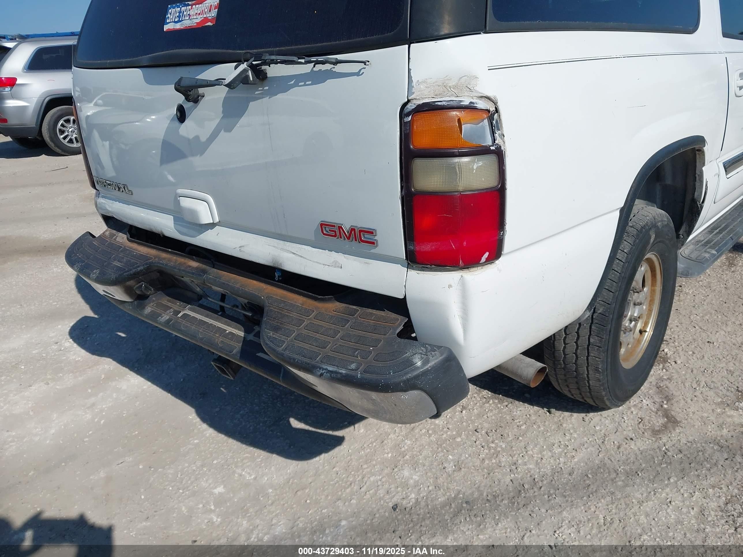 2005 Gmc Yukon Xl 2500 Slt White vin: 3GKGC26U75G105007