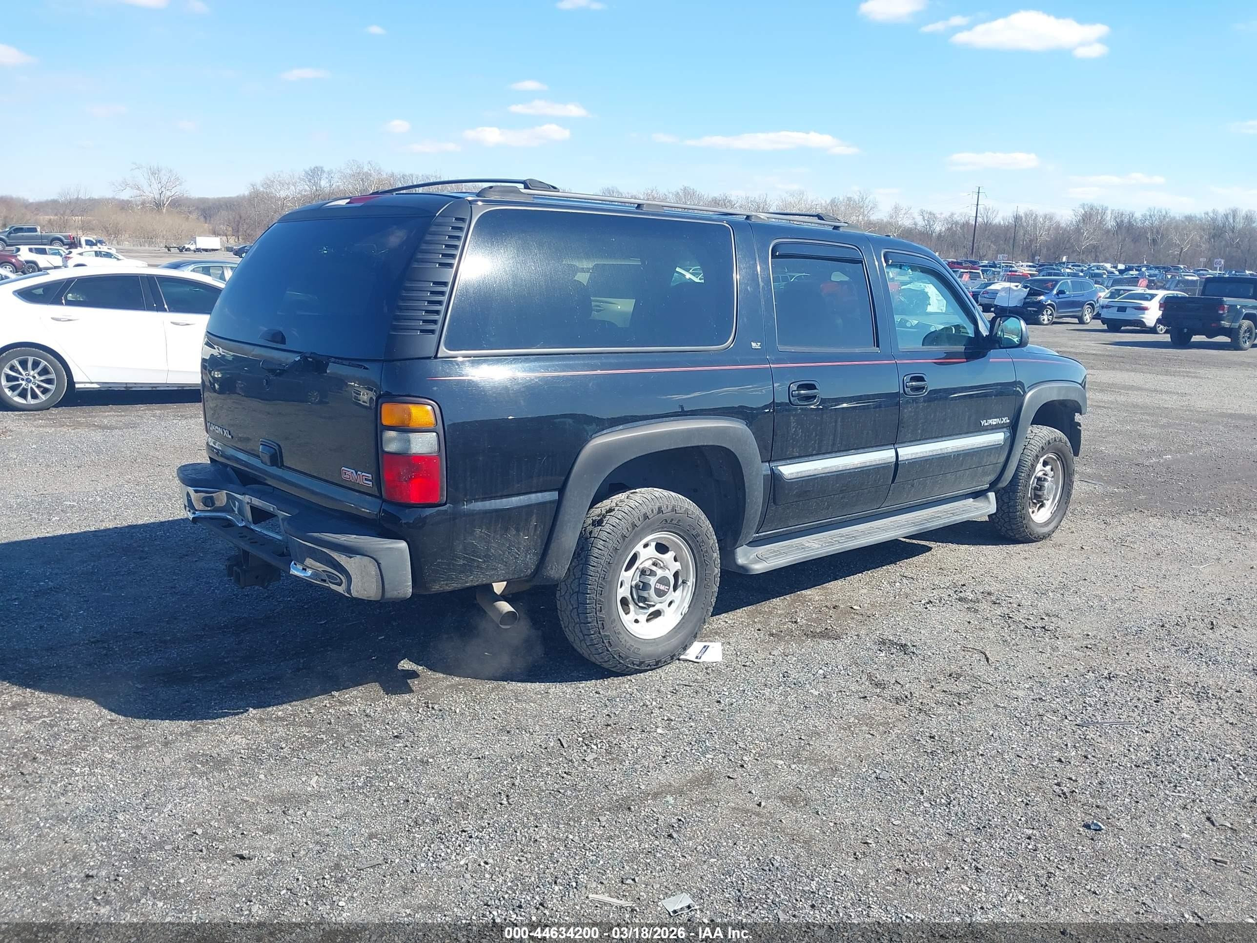 2005 Gmc Yukon Xl 2500 Slt Black vin: 3GKGK26G05G221629