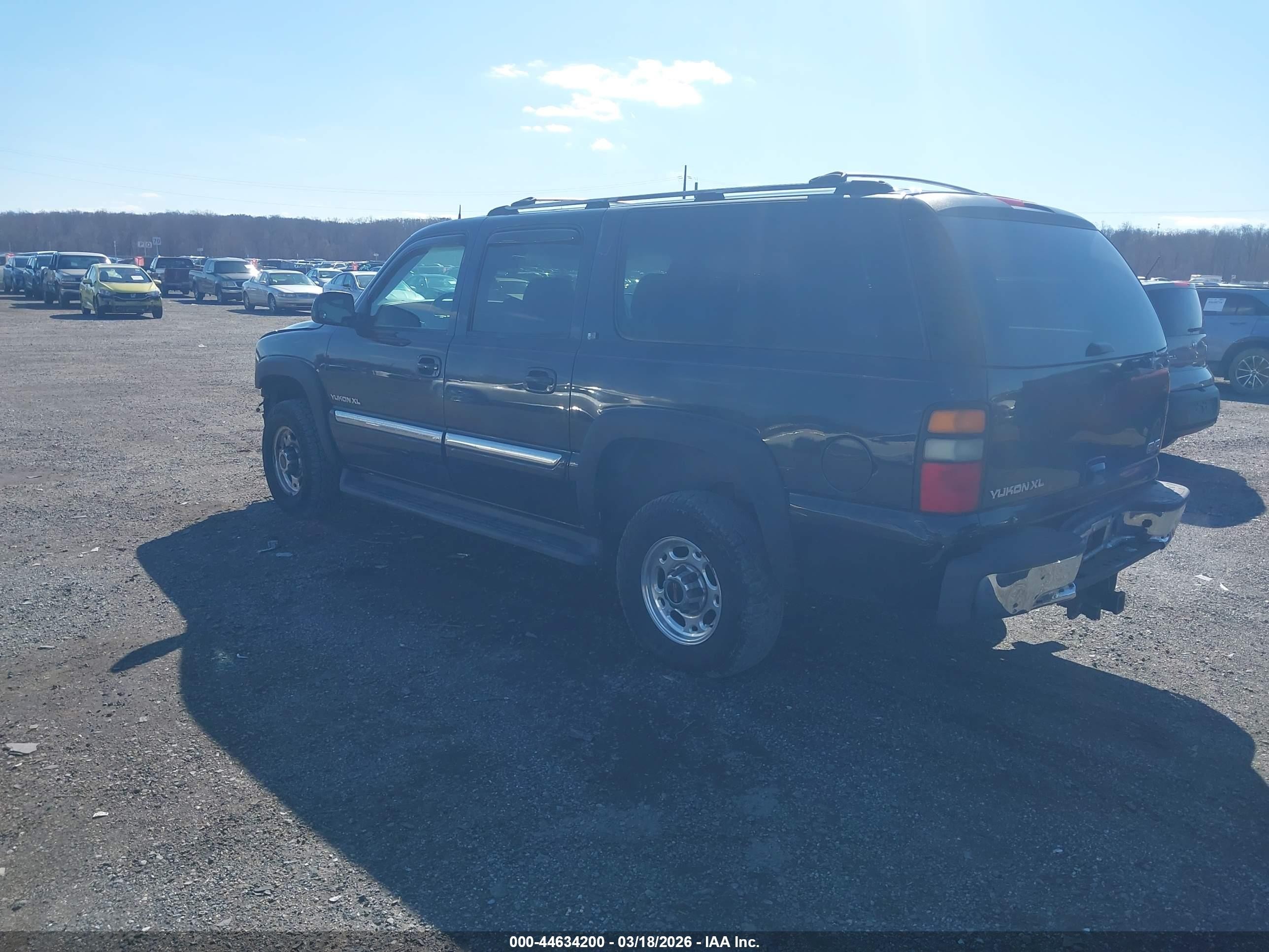 2005 Gmc Yukon Xl 2500 Slt Black vin: 3GKGK26G05G221629