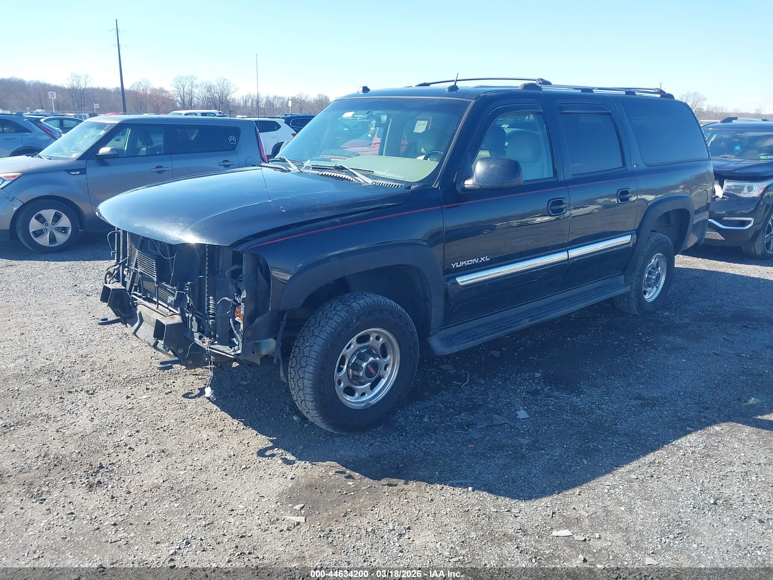 2005 Gmc Yukon Xl 2500 Slt Black vin: 3GKGK26G05G221629