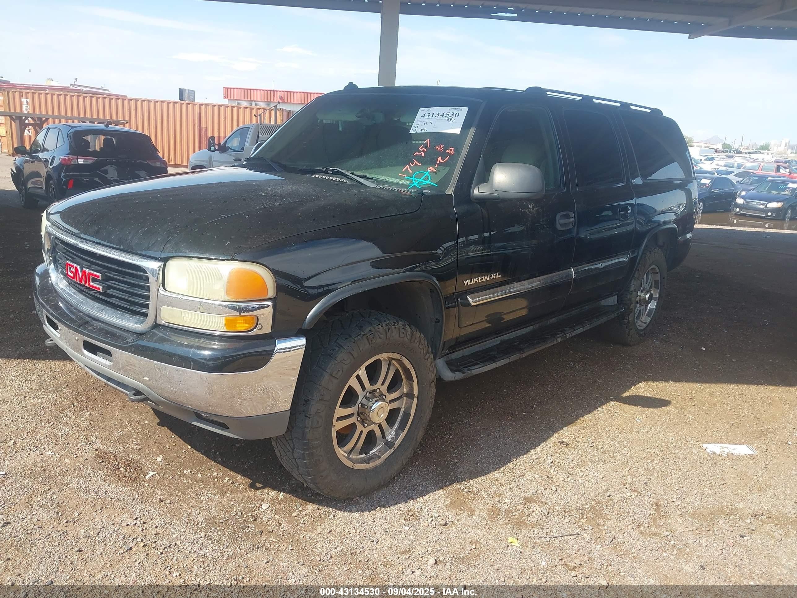2003 Gmc Yukon Xl 2500 Slt Черный vin: 3GKGK26G23G174357