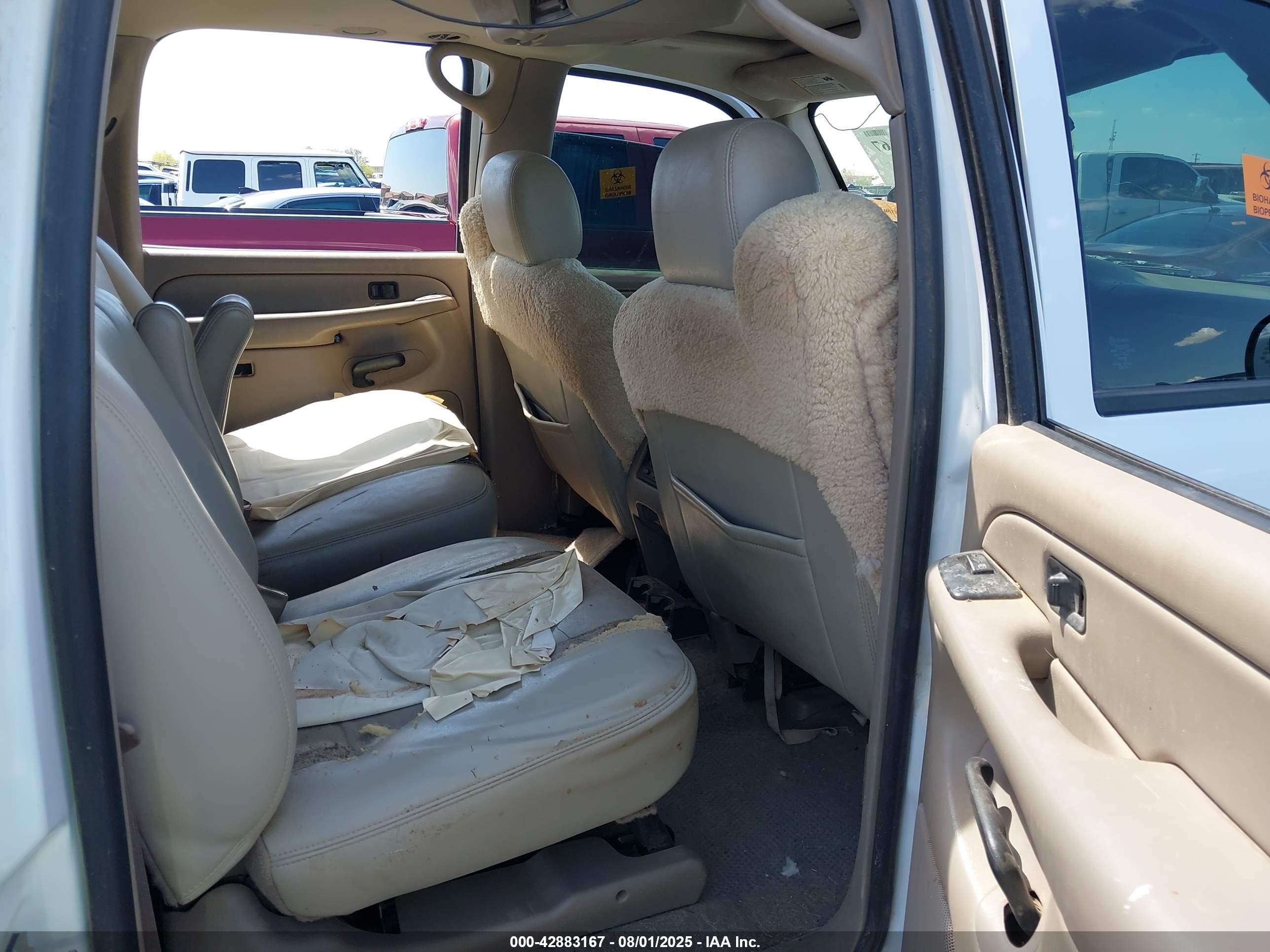 2005 Gmc Yukon Xl 2500 Slt Белый vin: 3GKGK26G25G275708