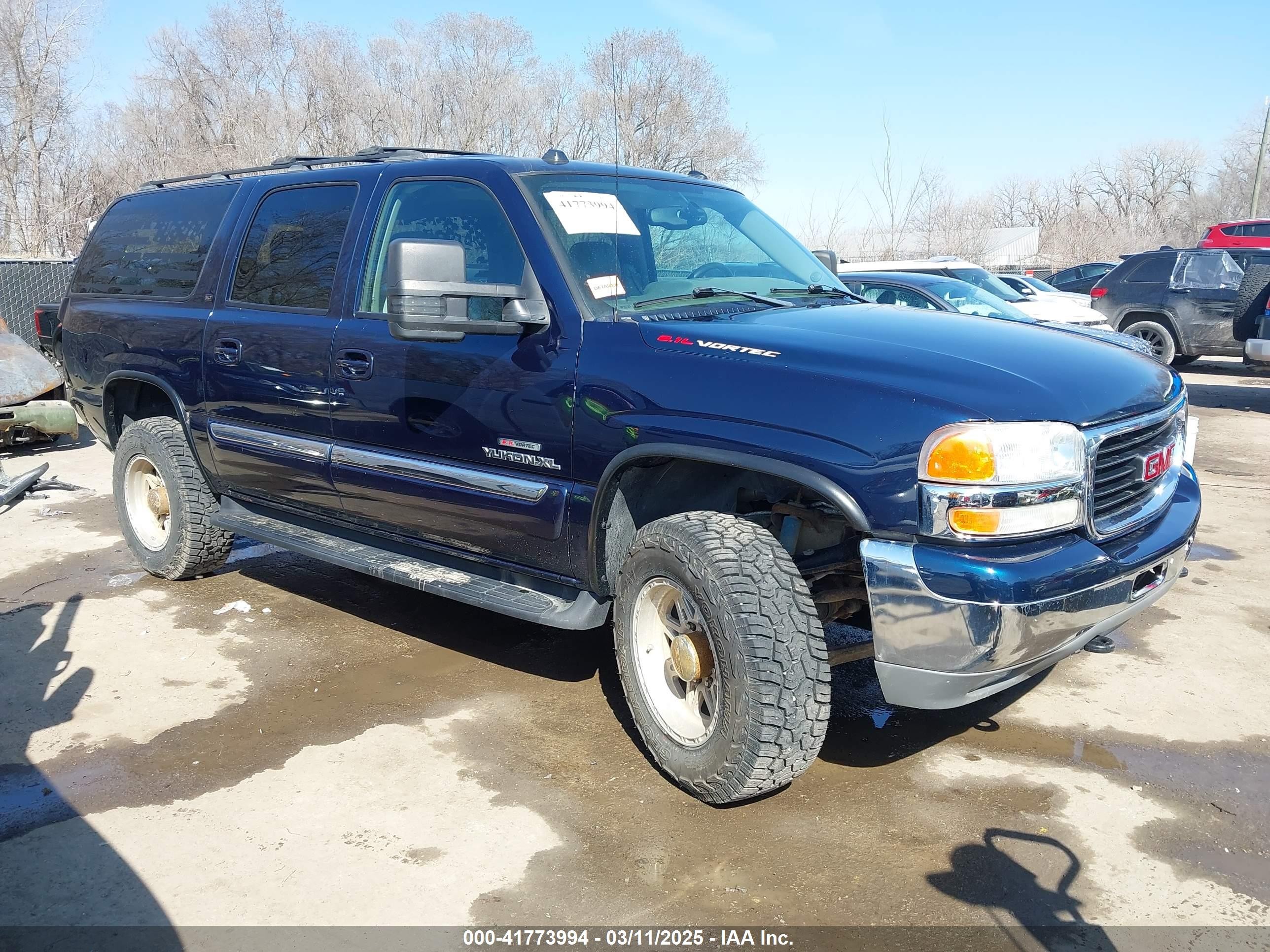 2005 Gmc Yukon Xl 2500 Slt Синий vin: 3GKGK26G35G191865