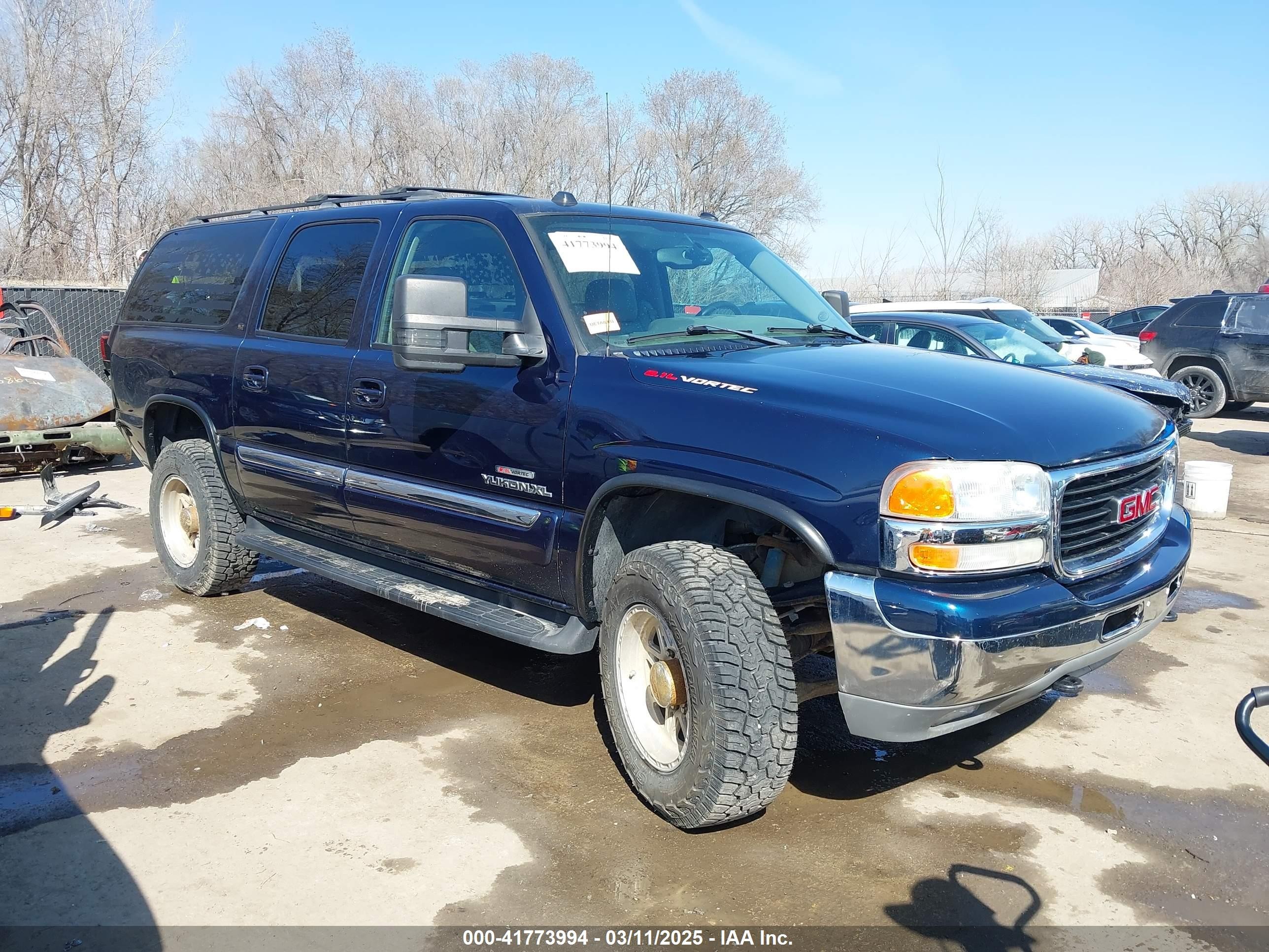 2005 Gmc Yukon Xl 2500 Slt Синий vin: 3GKGK26G35G191865