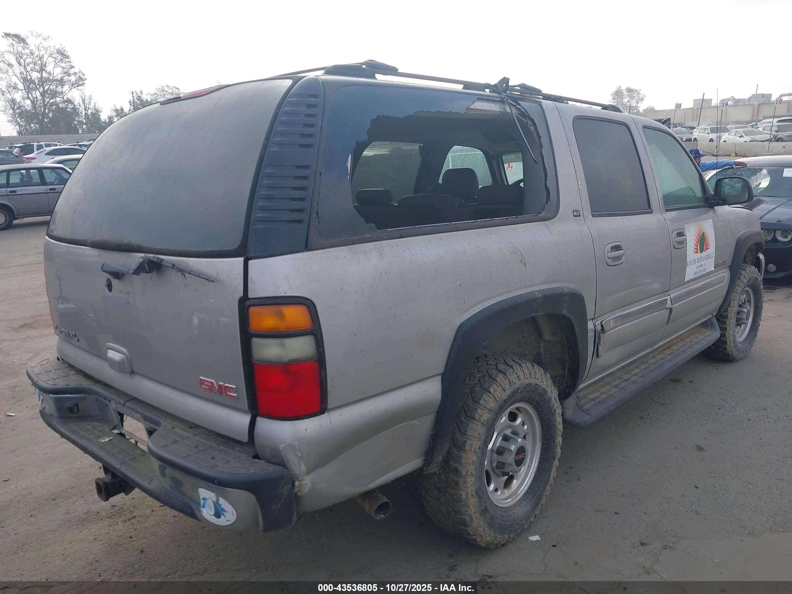 2004 Gmc Yukon Xl 2500 Slt Gray vin: 3GKGK26U44G170768