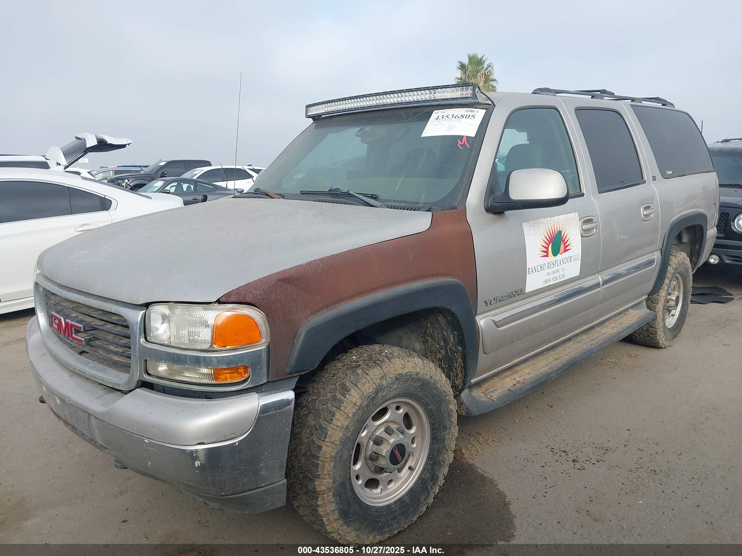 2004 Gmc Yukon Xl 2500 Slt Gray vin: 3GKGK26U44G170768