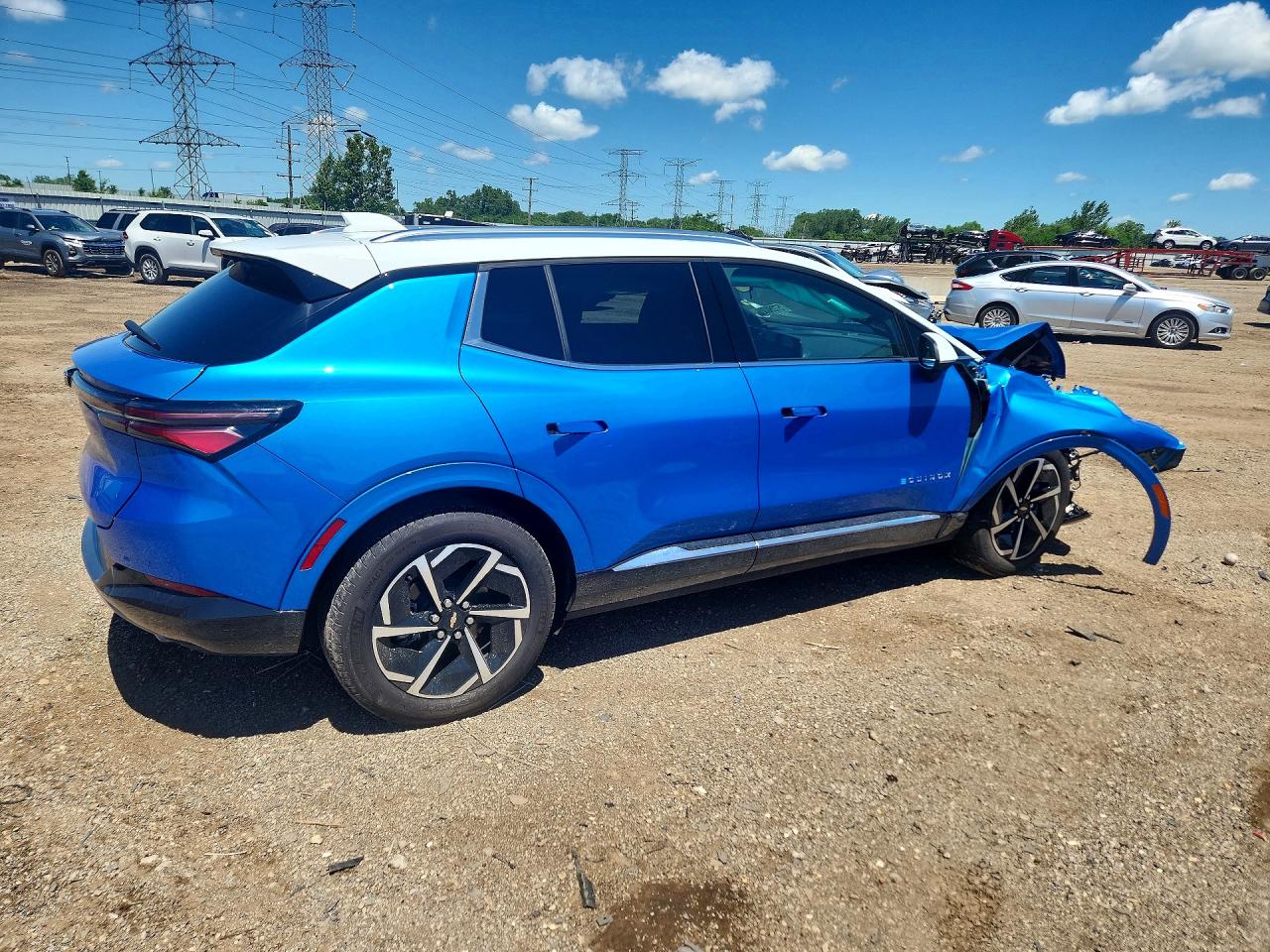 2024 Chevrolet Equinox 2lt Blue vin: 3GN7DLRP1RS254656