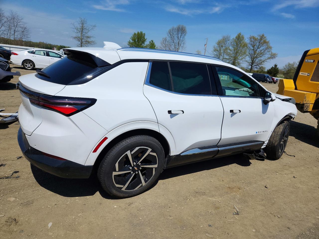 2025 Chevrolet Equinox Lt White vin: 3GN7DLRP8SS114965