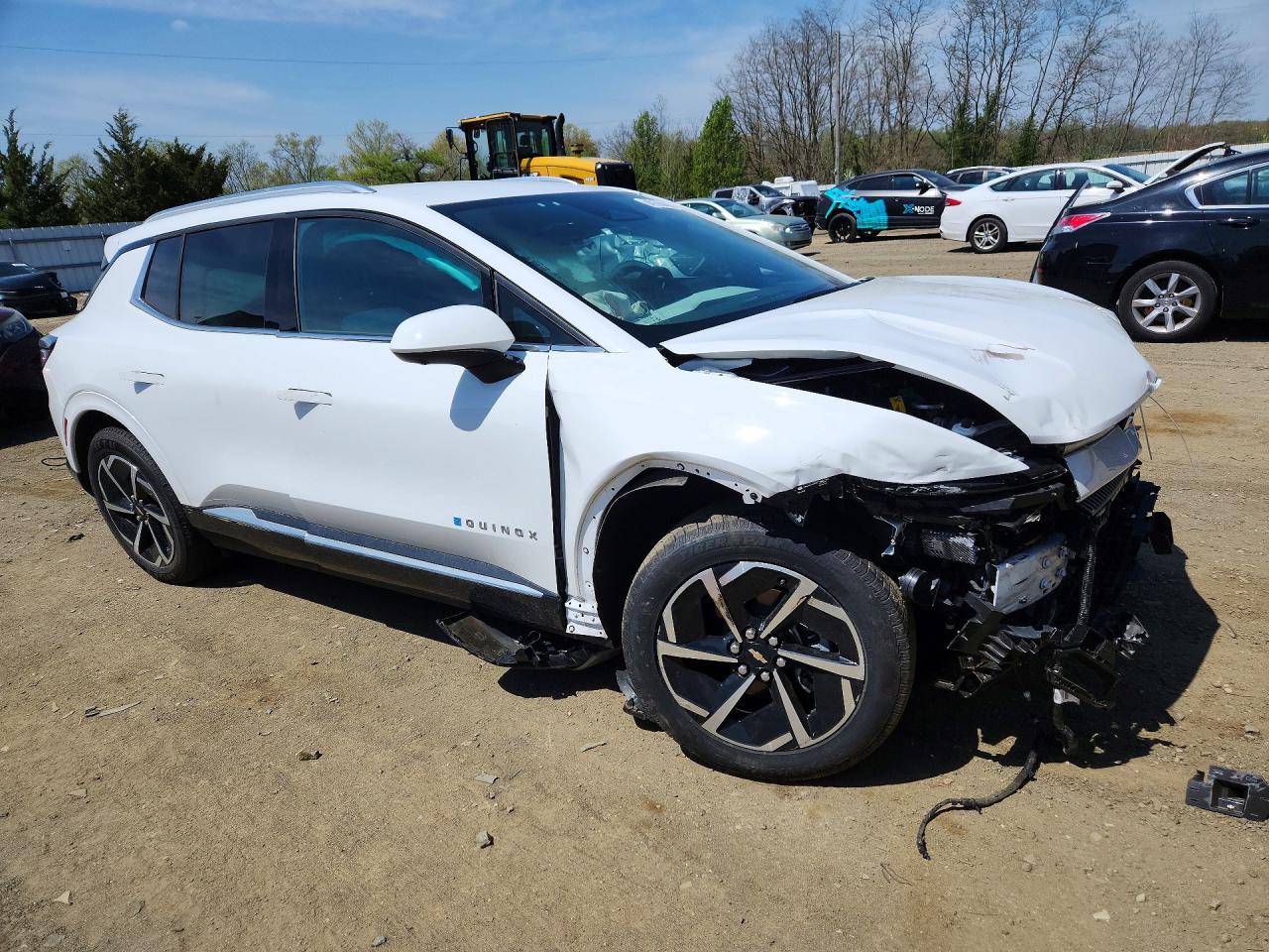2025 Chevrolet Equinox Lt White vin: 3GN7DLRP8SS114965