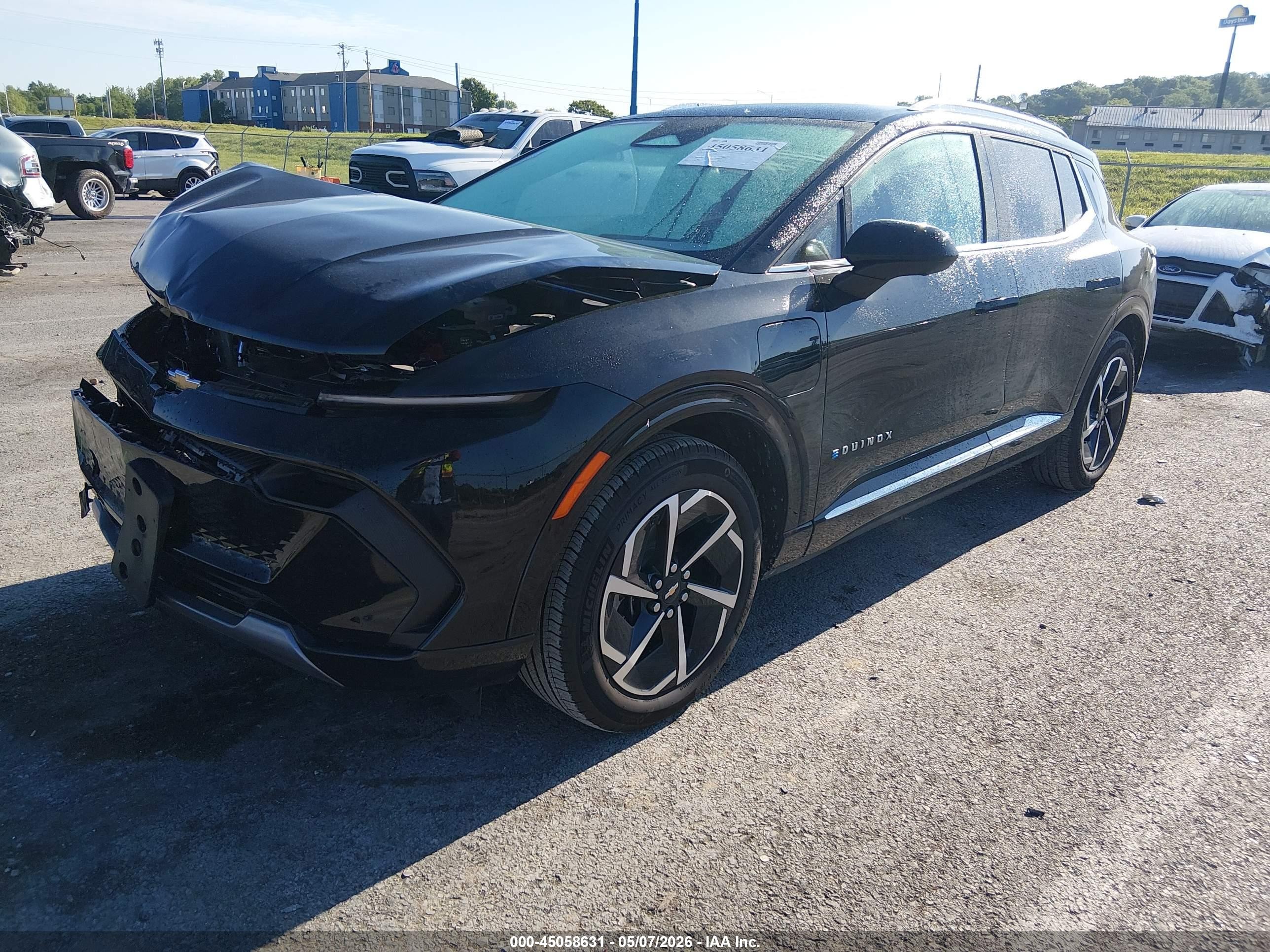 2025 Chevrolet Equinox Ev Lt 2 Черный vin: 3GN7DNRPXSS239025