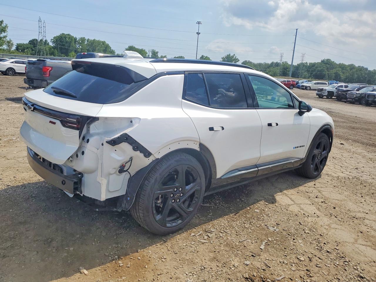 2025 Chevrolet Equinox Rs White vin: 3GN7DSRP1SS225710