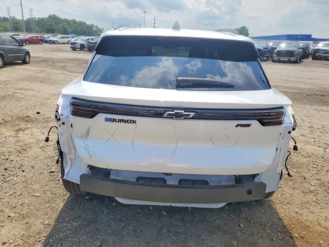 2025 Chevrolet Equinox Rs White vin: 3GN7DSRP1SS225710
