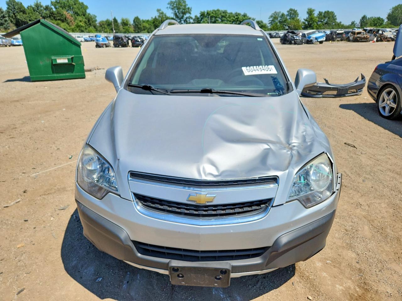 2013 Chevrolet Captiva Ls Silver vin: 3GNAL1EK5DS593548