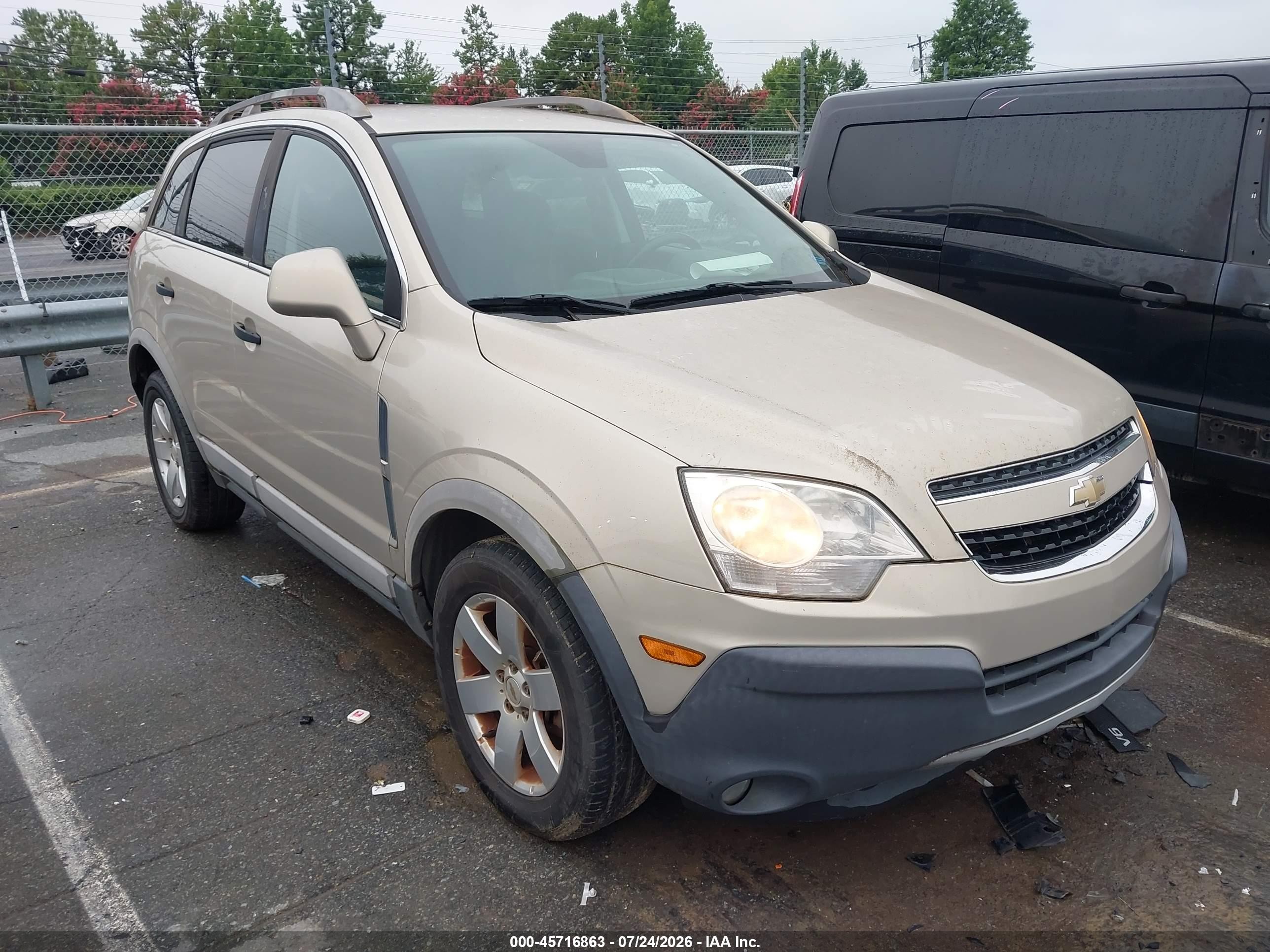 2012 Chevrolet Captiva Sport 2ls Beige vin: 3GNAL2EK0CS520463