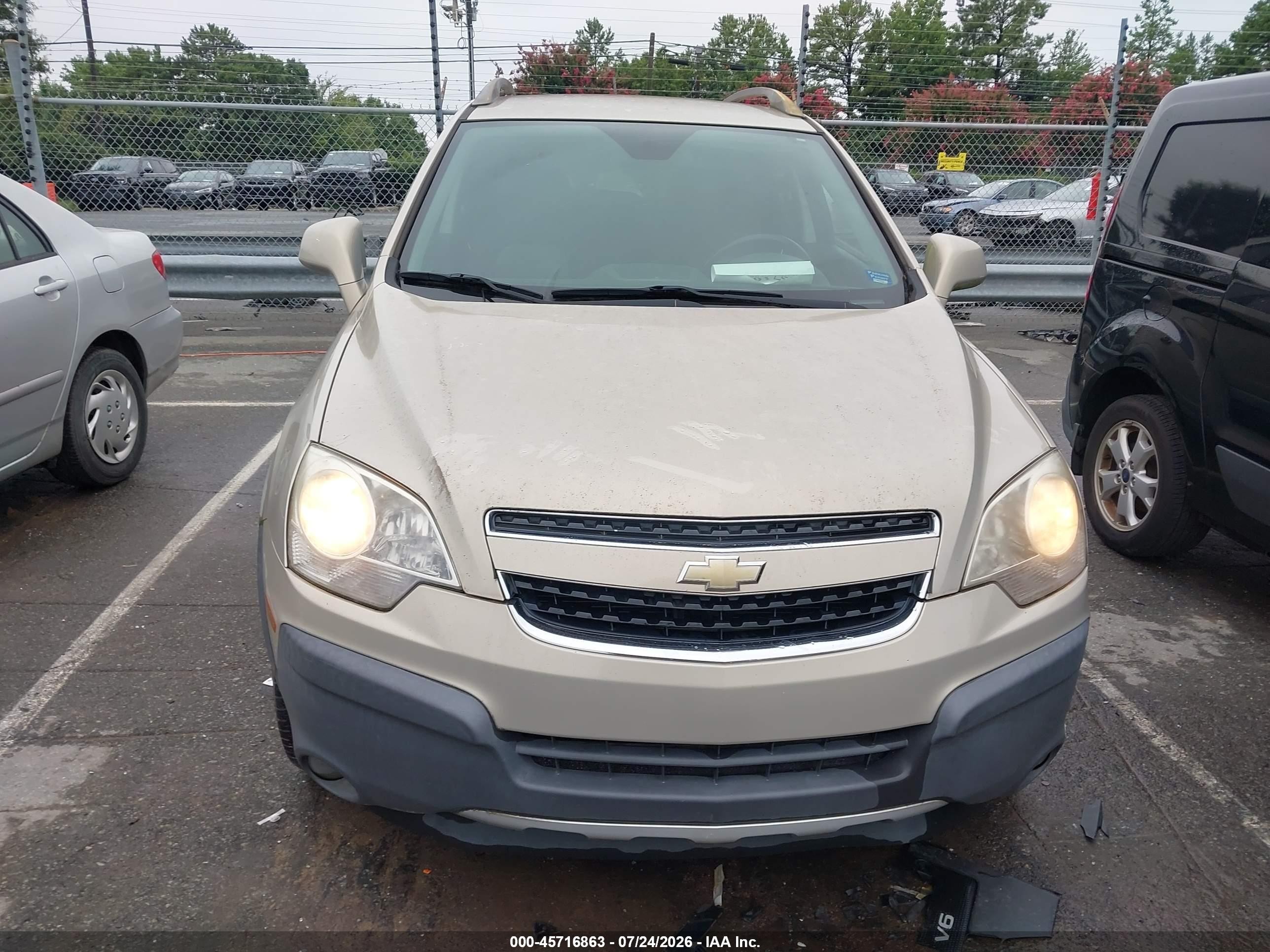 2012 Chevrolet Captiva Sport 2ls Beige vin: 3GNAL2EK0CS520463