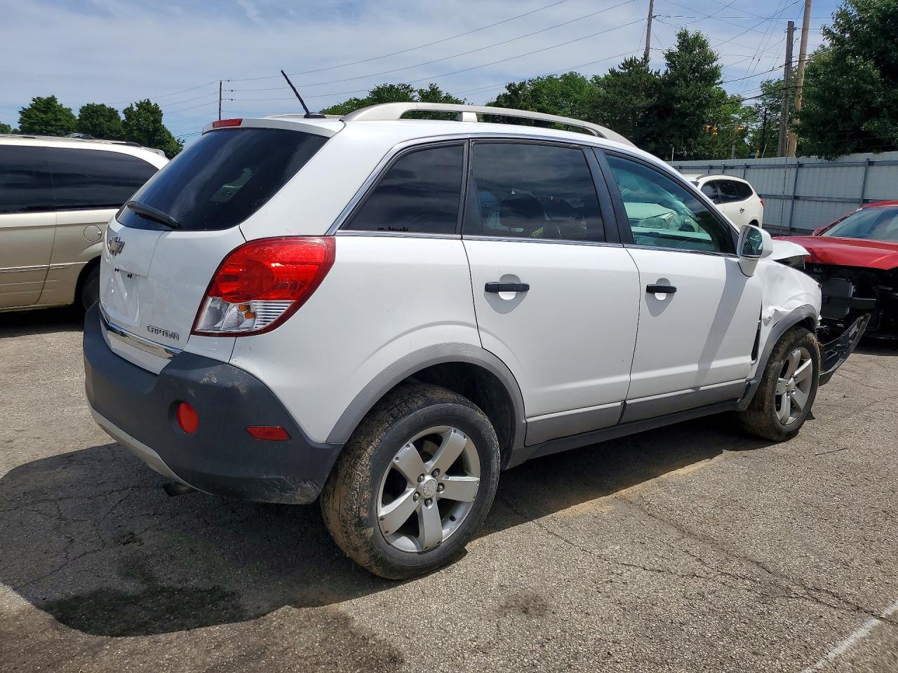 2012 Chevrolet Captiva Sport White vin: 3GNAL2EK0CS599648