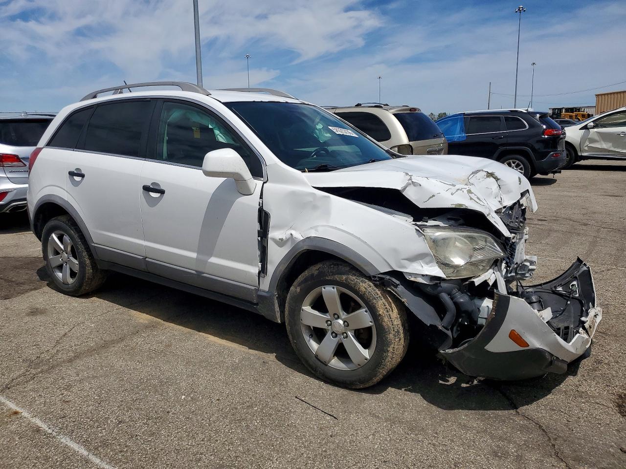 2012 Chevrolet Captiva Sport White vin: 3GNAL2EK0CS599648