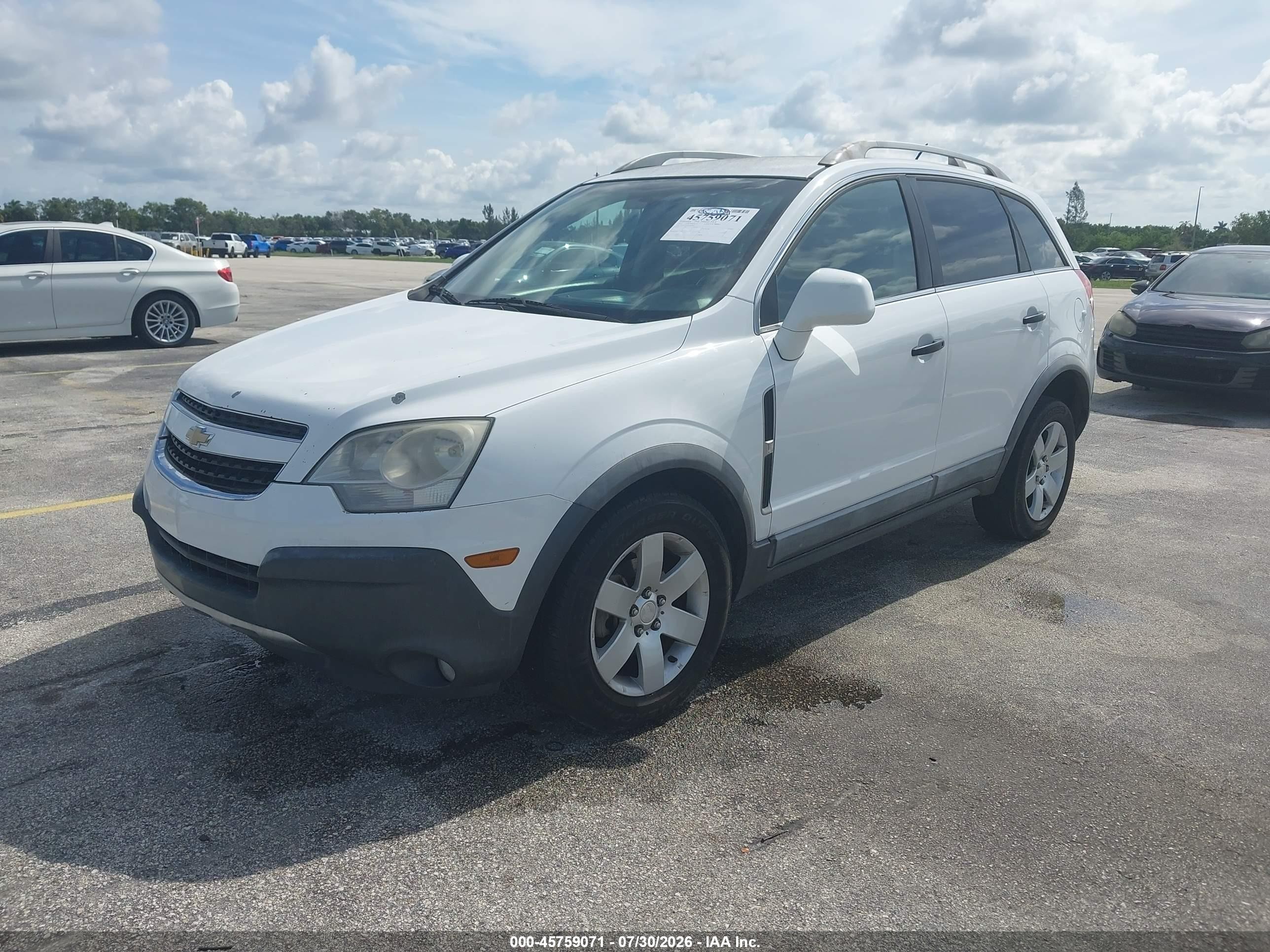 2012 Chevrolet Captiva Sport 2ls White vin: 3GNAL2EK0CS640845