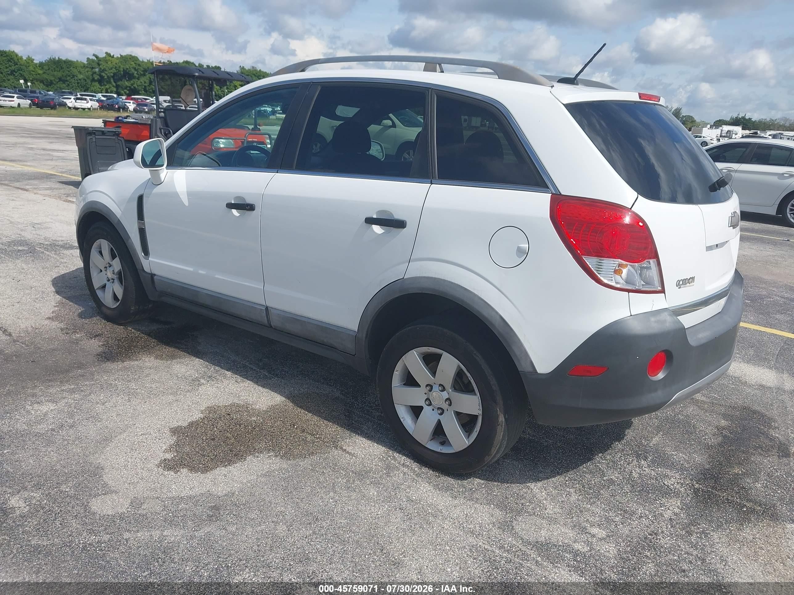 2012 Chevrolet Captiva Sport 2ls White vin: 3GNAL2EK0CS640845