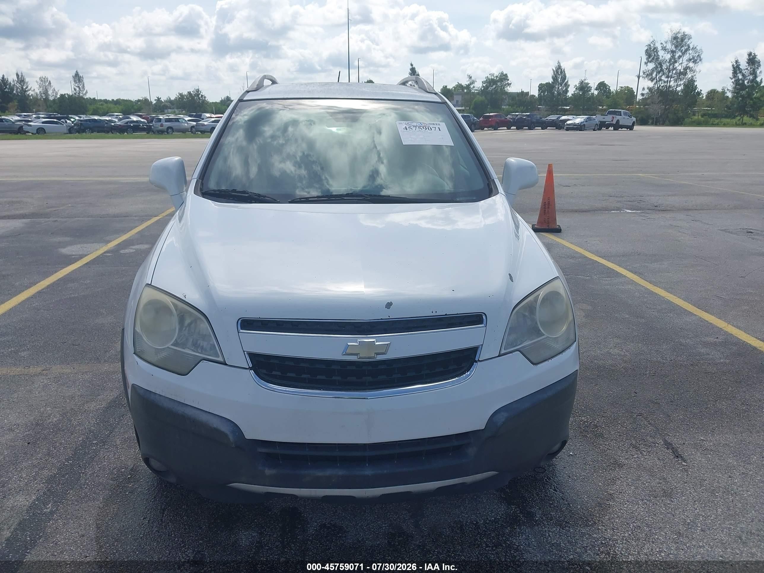 2012 Chevrolet Captiva Sport 2ls White vin: 3GNAL2EK0CS640845