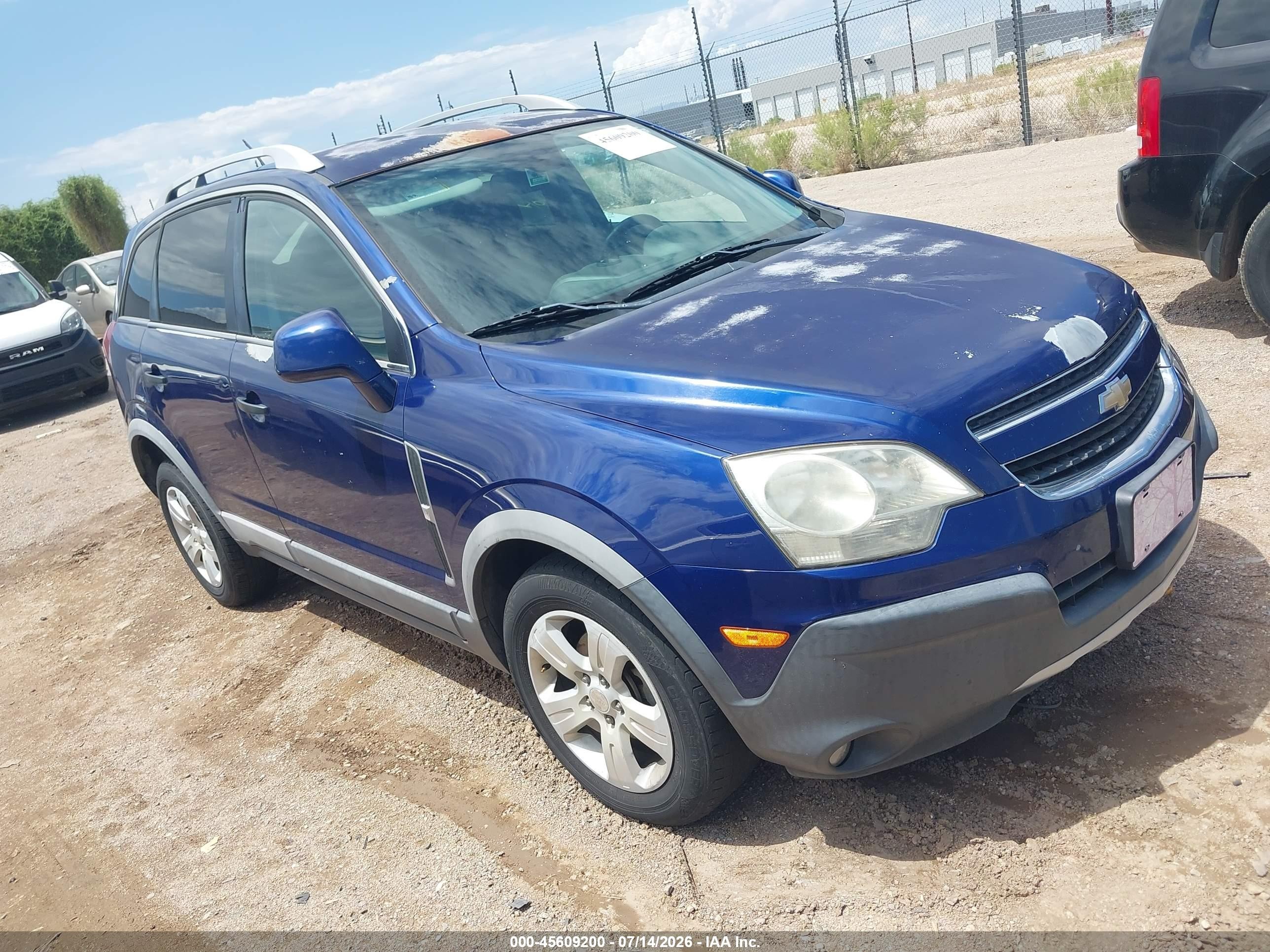 2013 Chevrolet Captiva Sport Fleet Ls Blue vin: 3GNAL2EK0DS582205