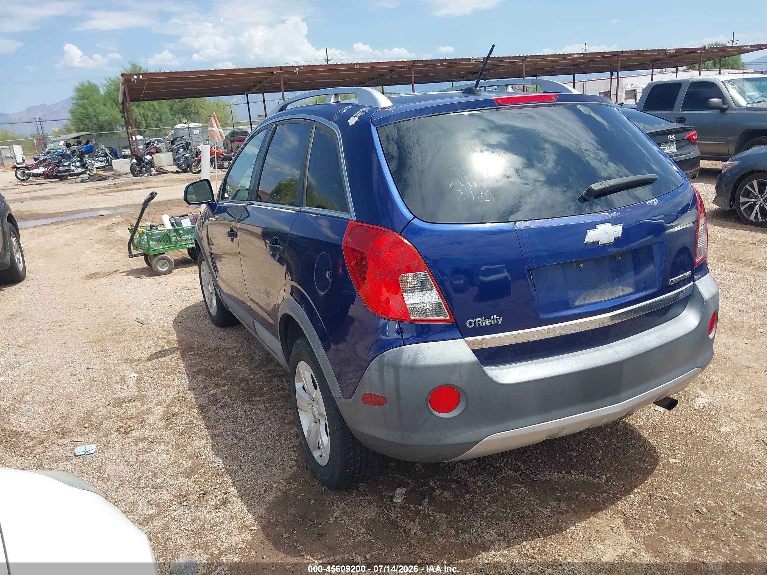 2013 Chevrolet Captiva Sport Fleet Ls Blue vin: 3GNAL2EK0DS582205
