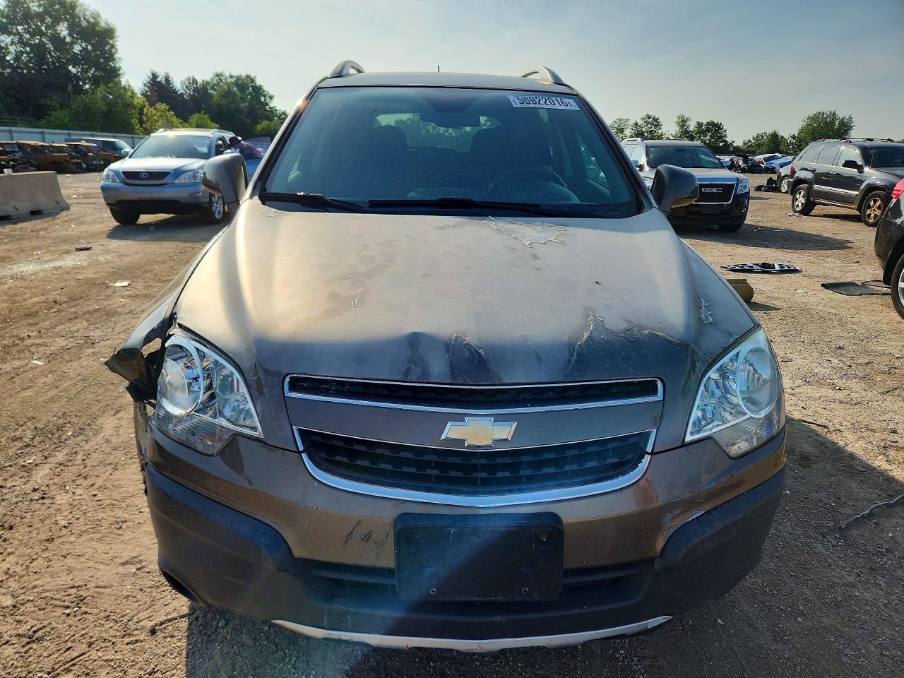2014 Chevrolet Captiva Ls Gray vin: 3GNAL2EK0ES670382