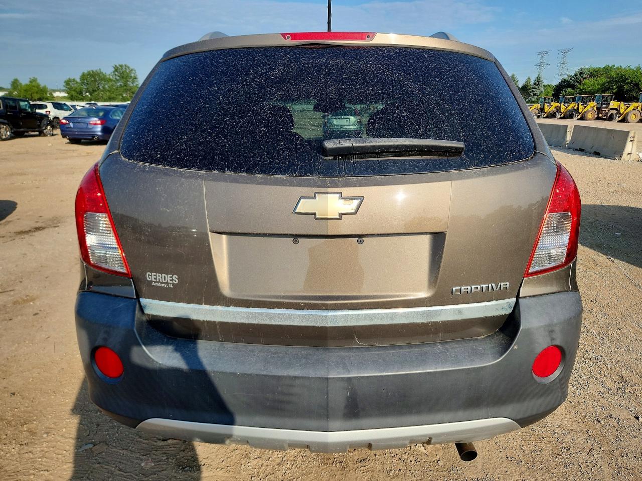 2014 Chevrolet Captiva Ls Gray vin: 3GNAL2EK0ES670382