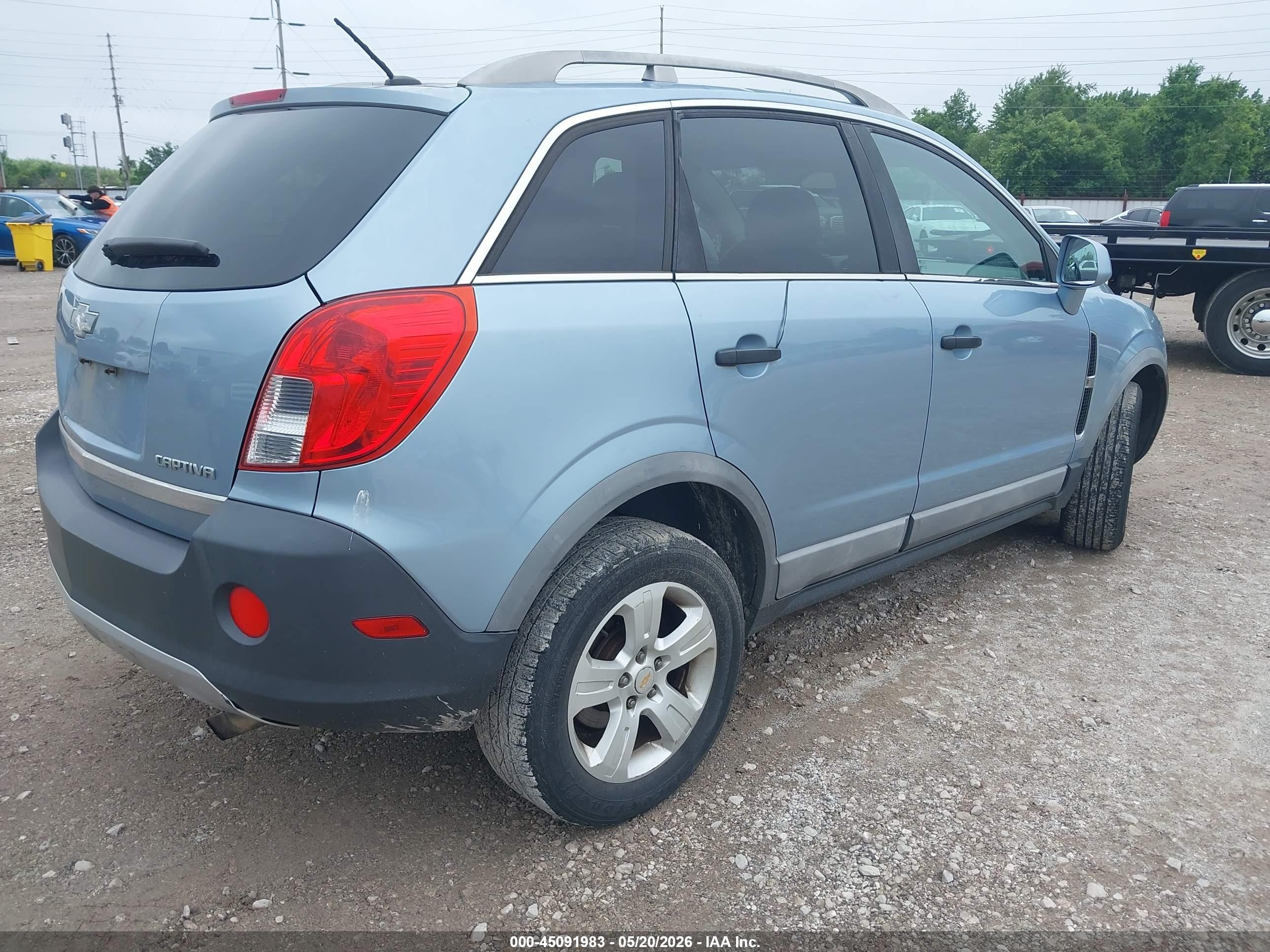 2013 Chevrolet Captiva Sport 2ls Blue vin: 3GNAL2EK1DS628446