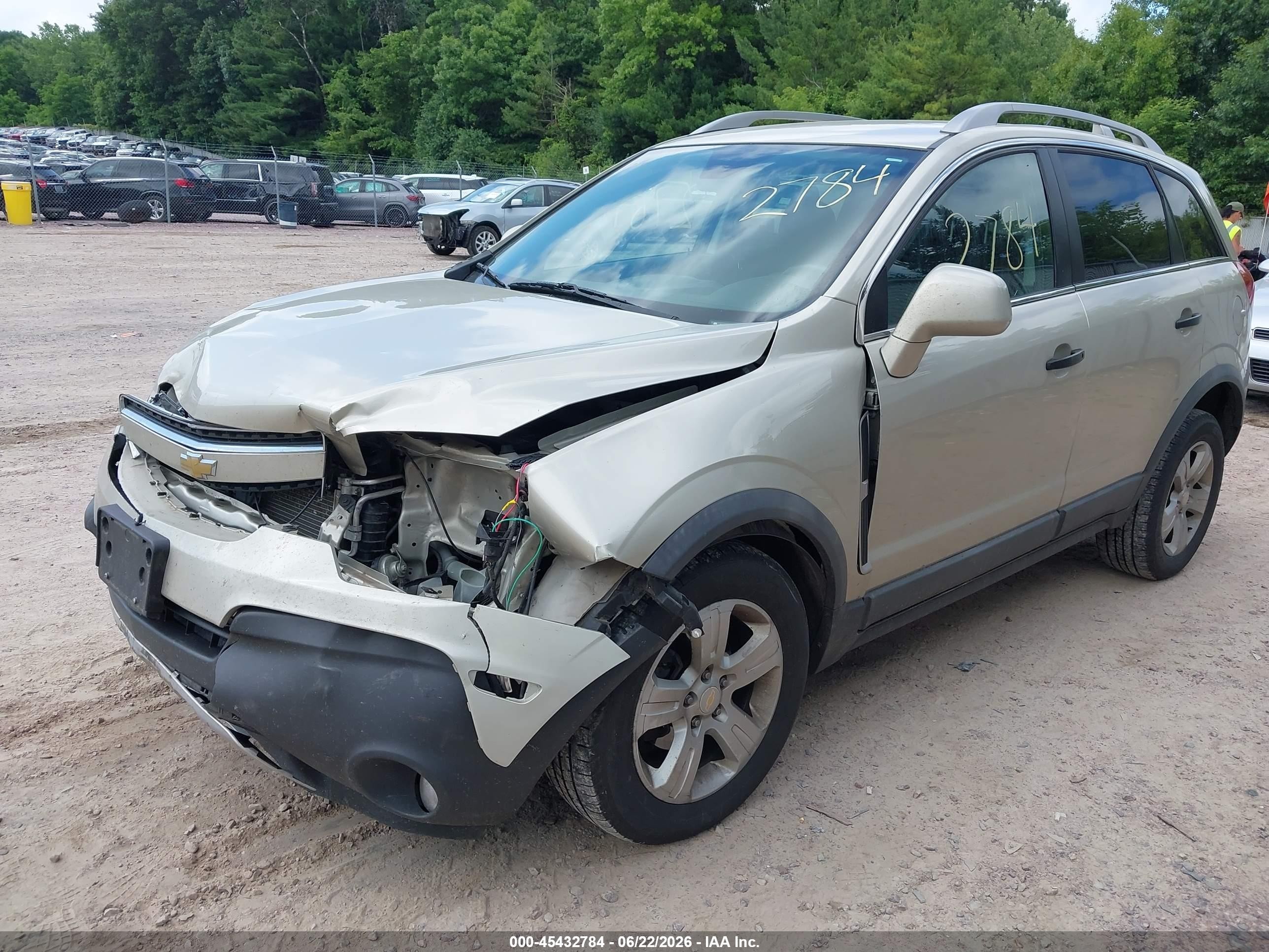 2013 Chevrolet Captiva Sport Fleet Ls Tan vin: 3GNAL2EK1DS641021