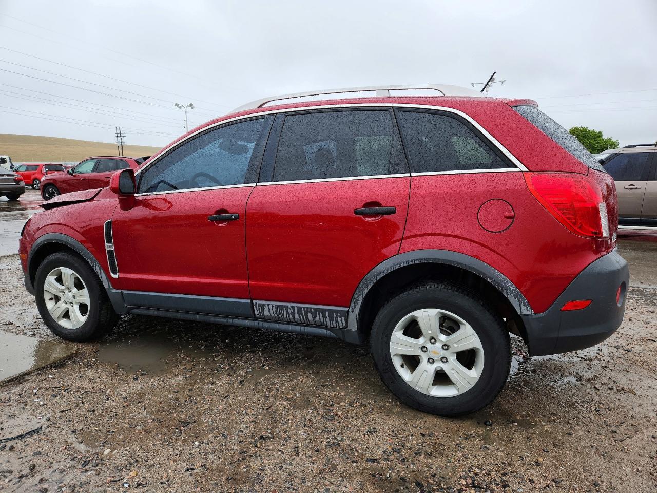2013 Chevrolet Captiva Ls Red vin: 3GNAL2EK2DS593318