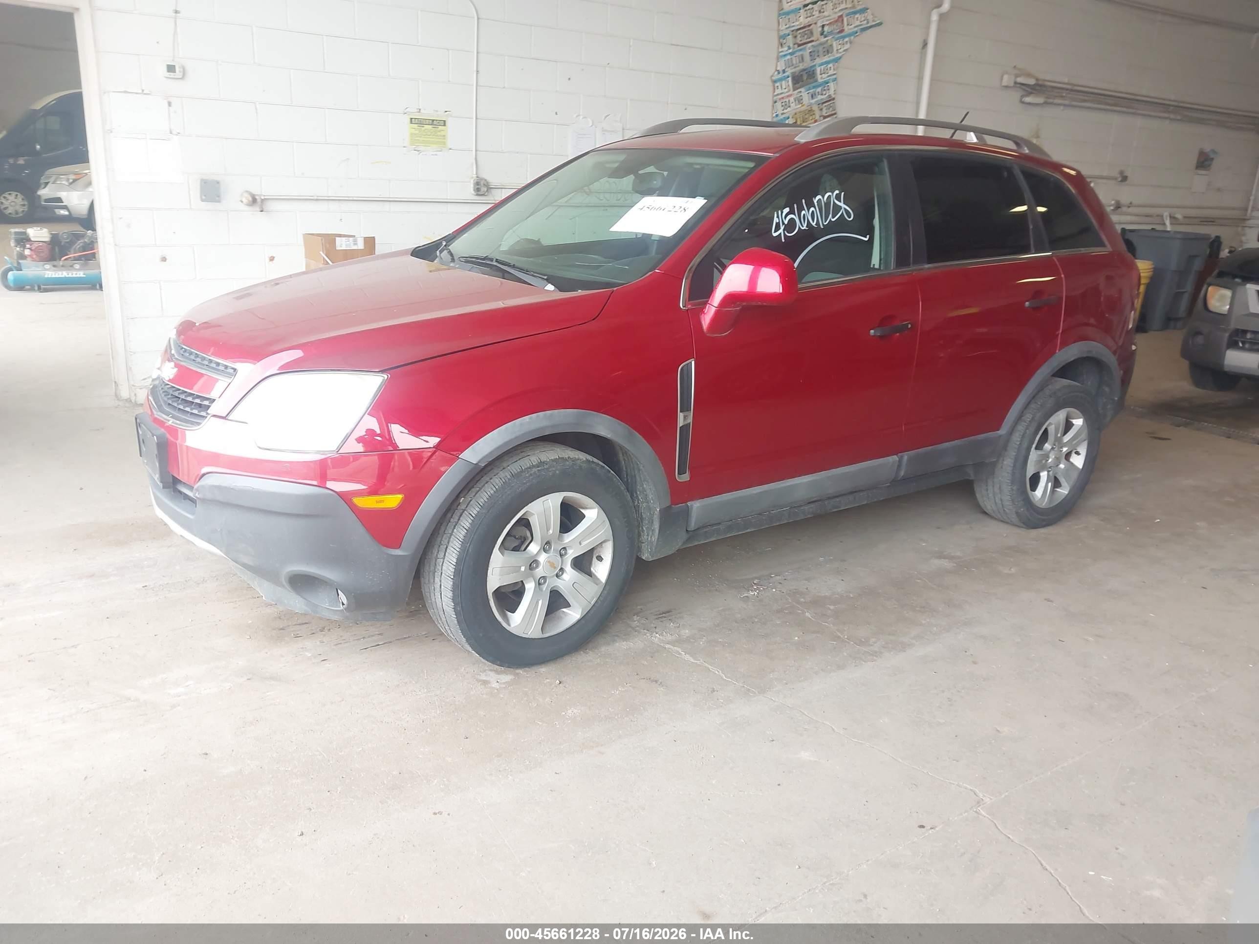 2013 Chevrolet Captiva Sport 2ls Red vin: 3GNAL2EK2DS613048