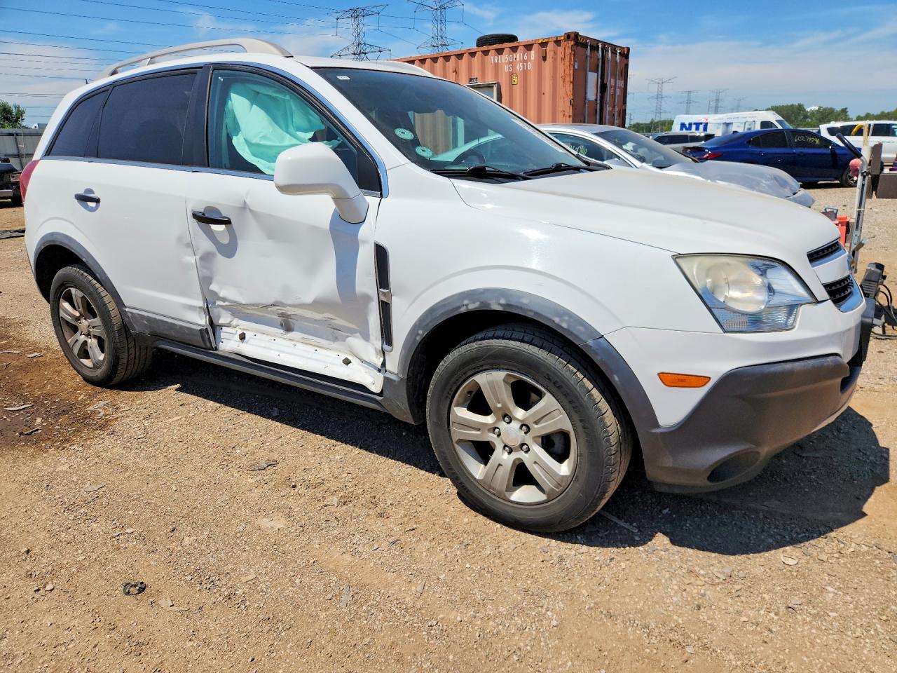 2013 Chevrolet Captiva Ls White vin: 3GNAL2EK2DS627810
