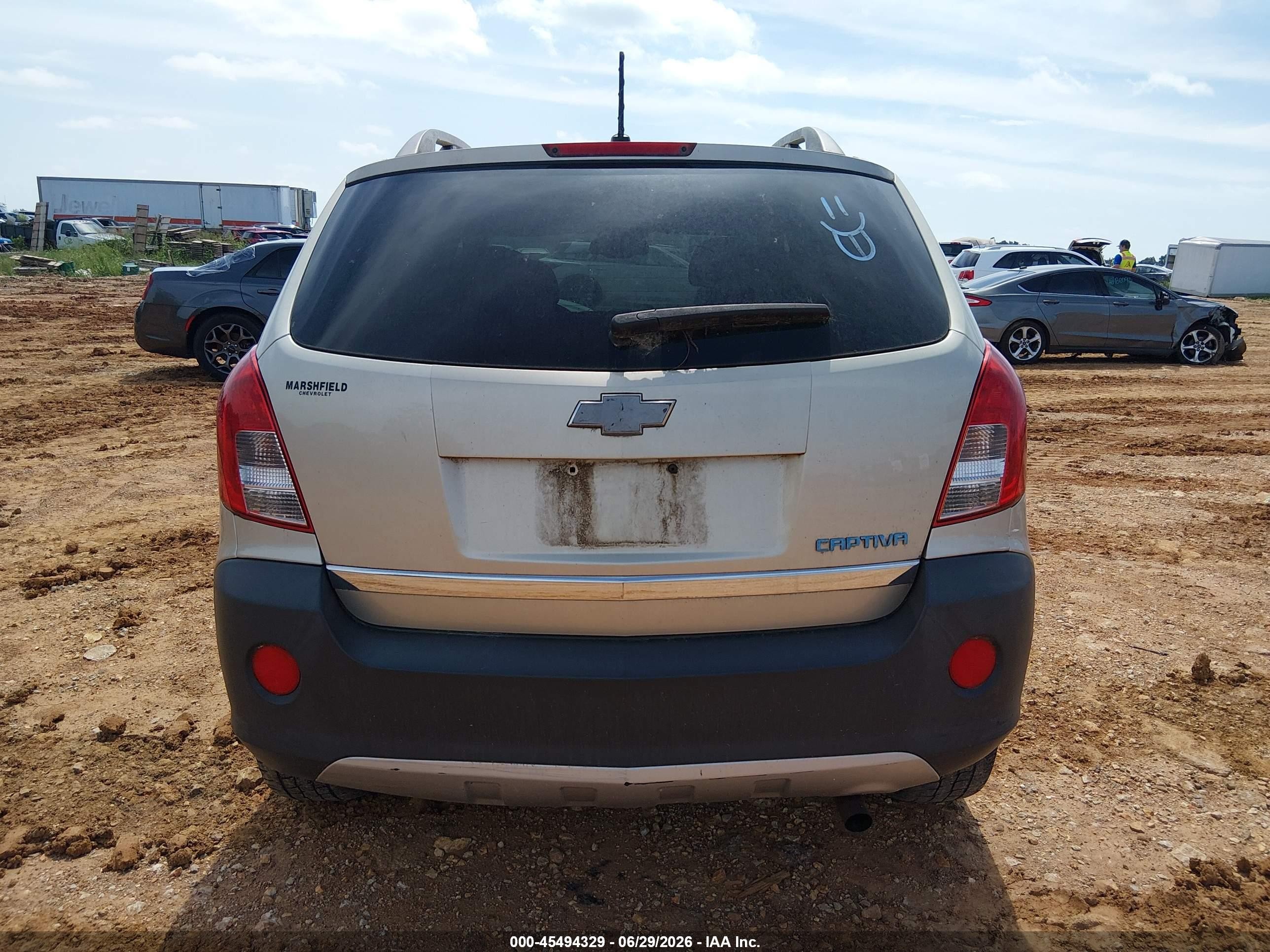 2014 Chevrolet Captiva Sport Fleet Ls Silver vin: 3GNAL2EK2ES582398