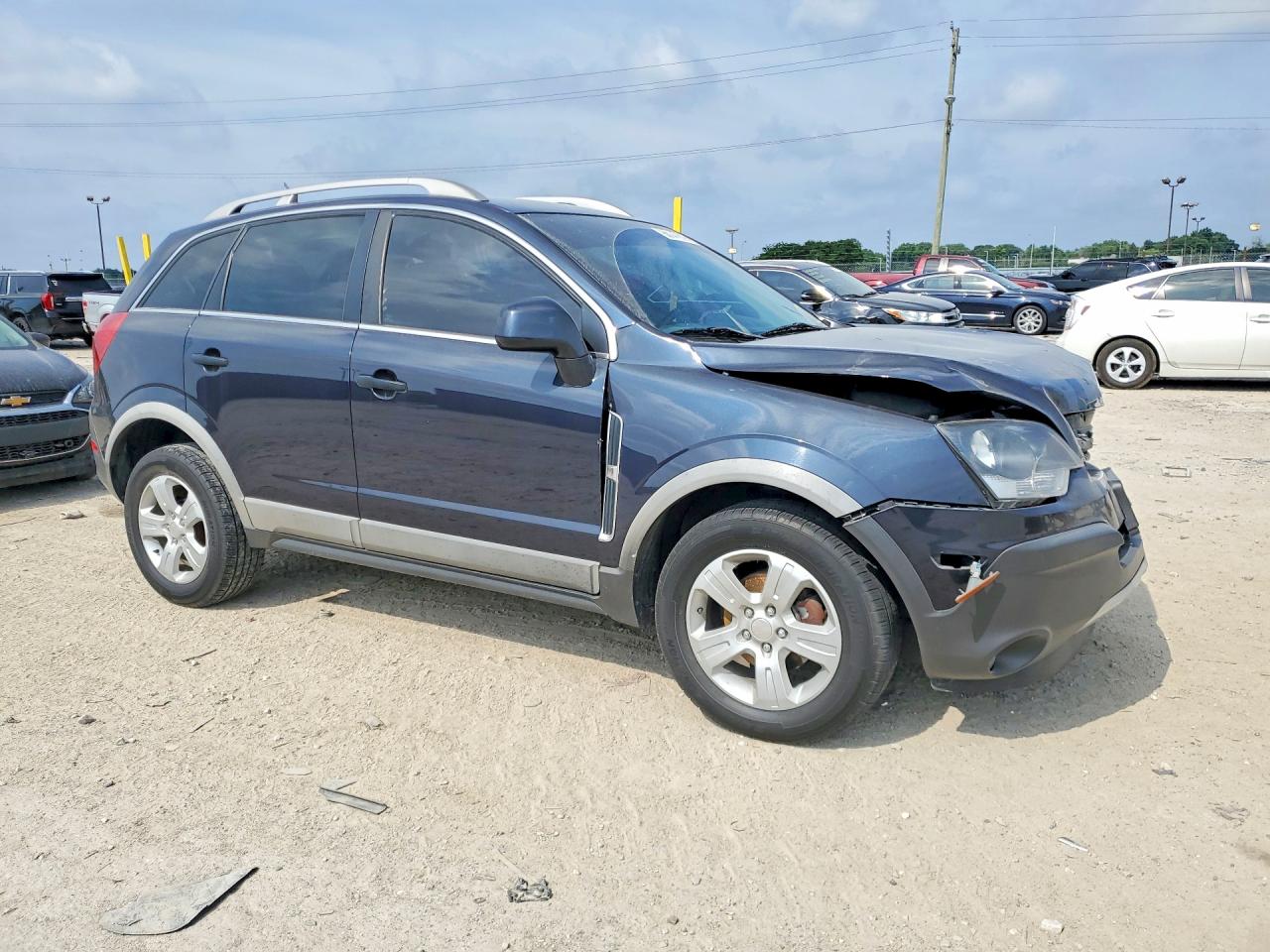 2015 Chevrolet Captiva Ls Black vin: 3GNAL2EK2FS504382