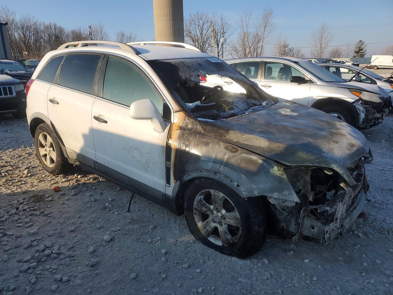 2013 Chevrolet Captiva Ls White vin: 3GNAL2EK3DS588113