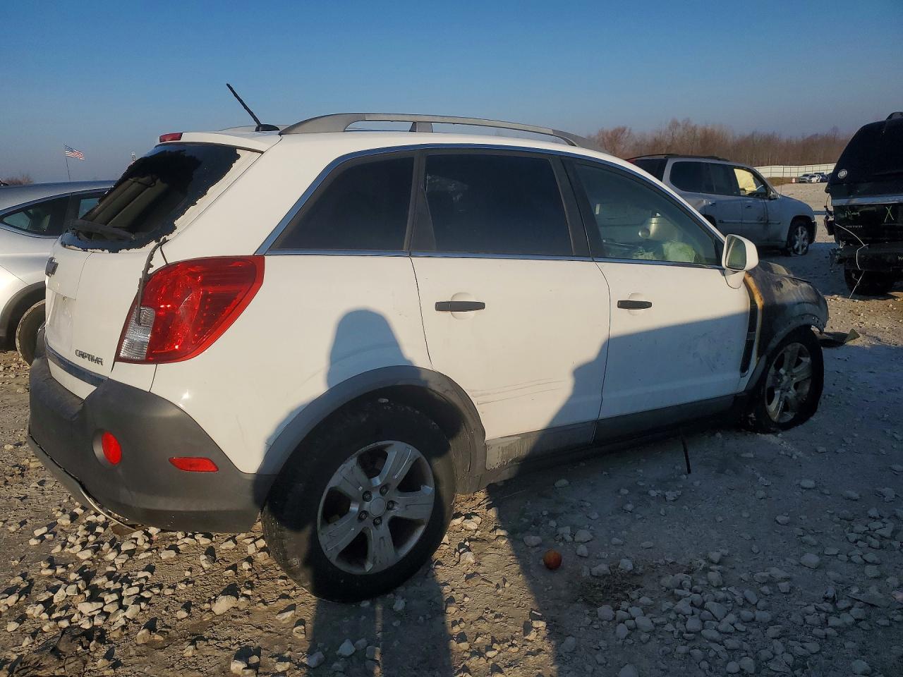 2013 Chevrolet Captiva Ls White vin: 3GNAL2EK3DS588113