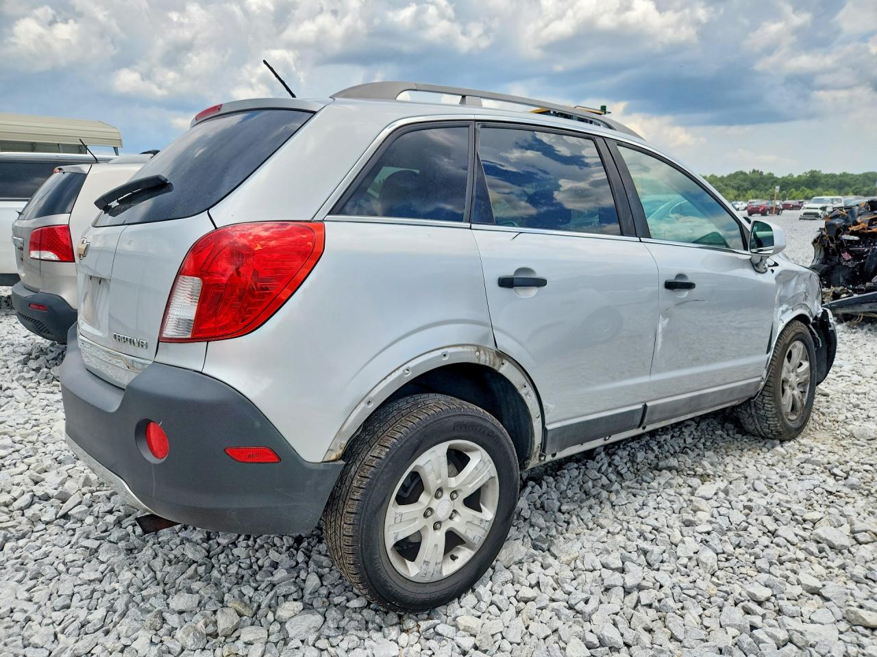 2013 Chevrolet Captiva Ls Silver vin: 3GNAL2EK3DS641134