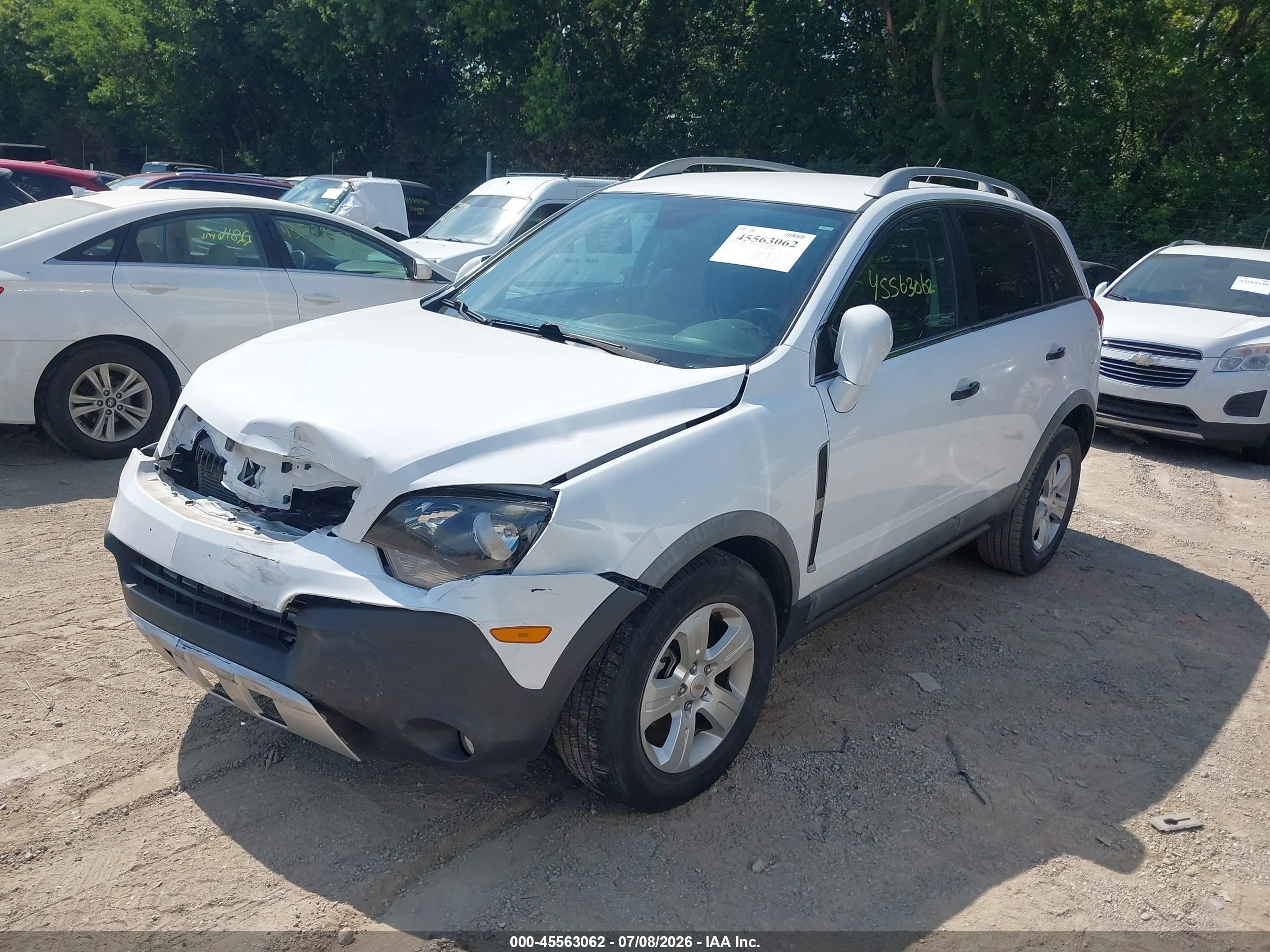 2015 Chevrolet Captiva Sport Fleet Ls White vin: 3GNAL2EK3FS528710