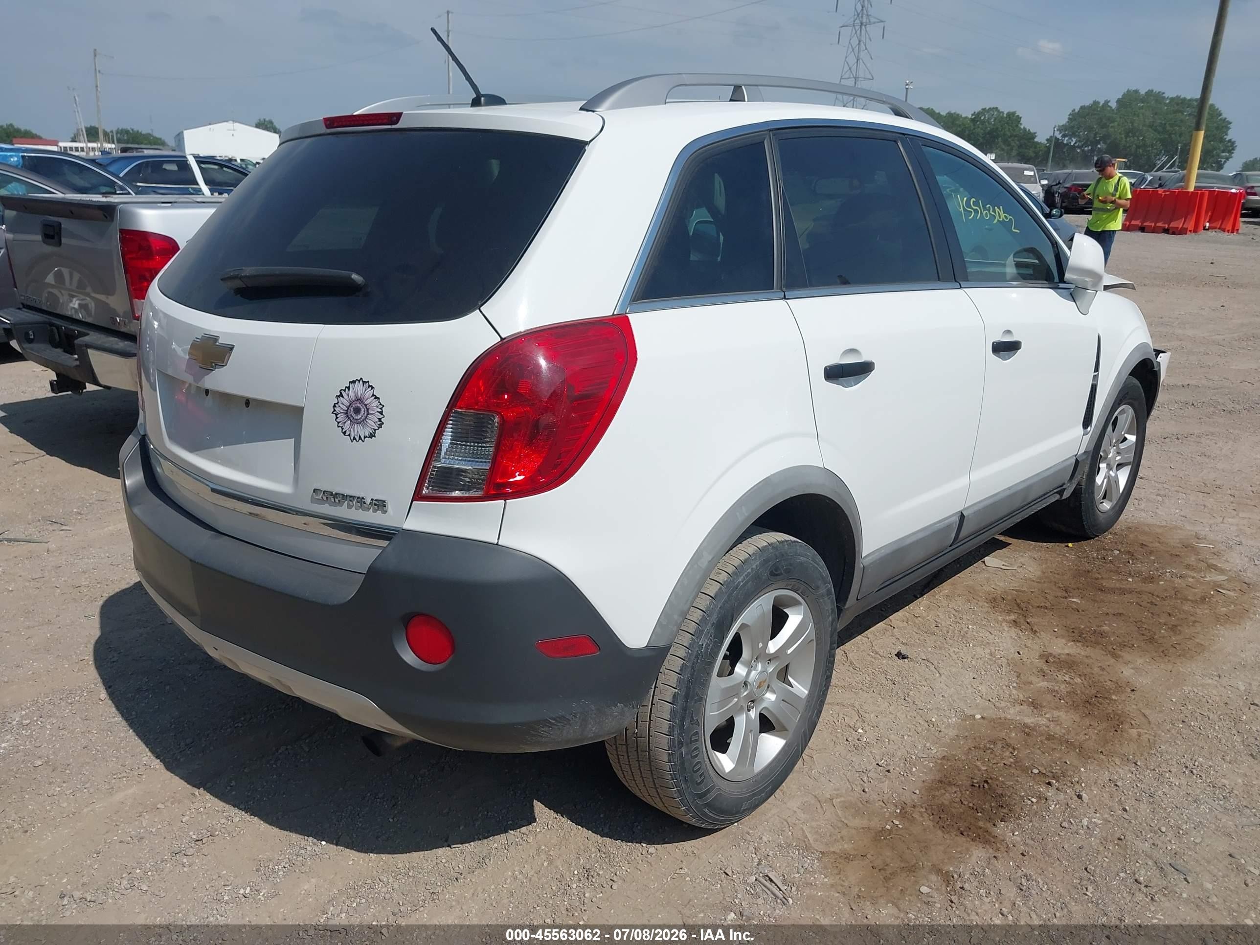 2015 Chevrolet Captiva Sport Fleet Ls White vin: 3GNAL2EK3FS528710