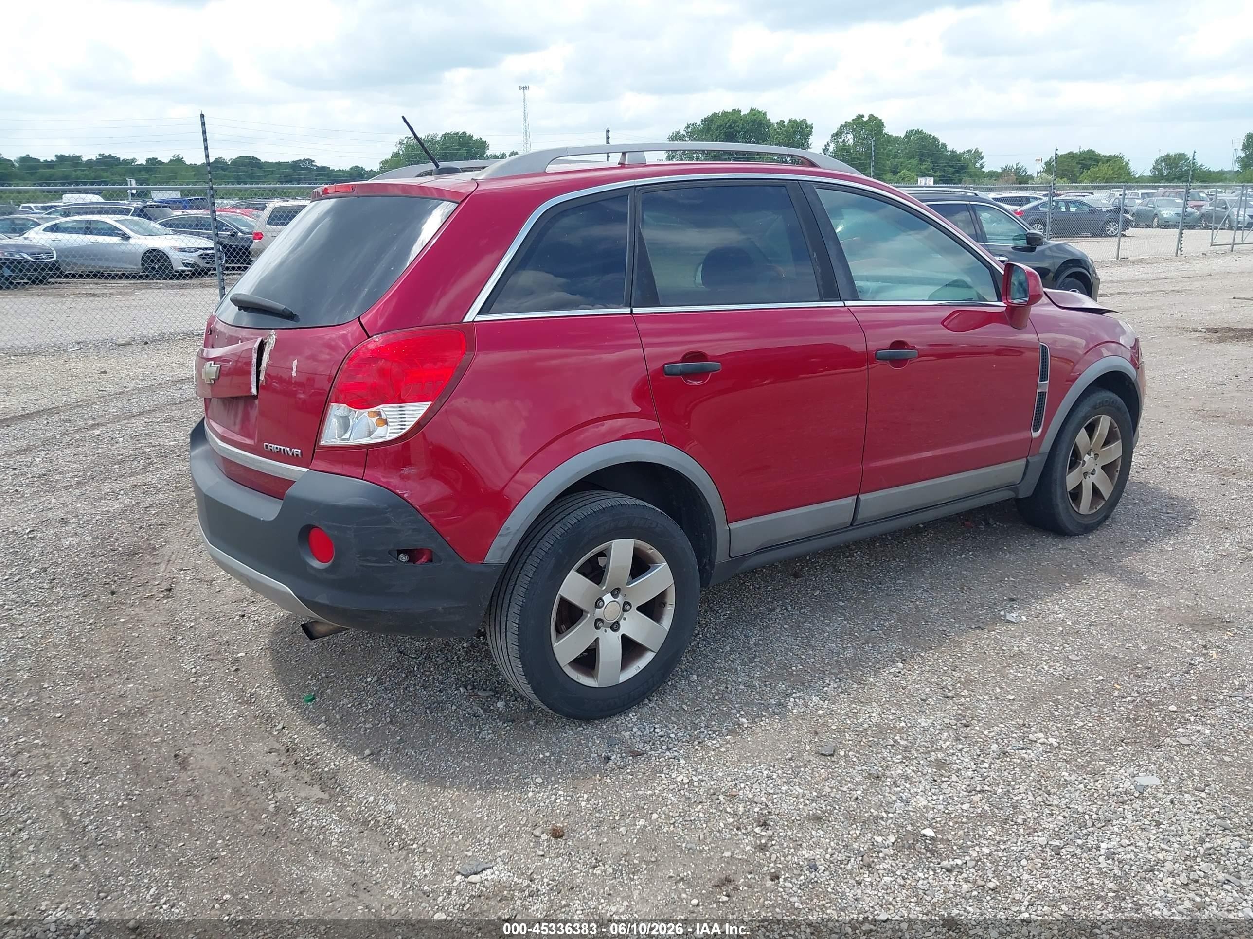 2012 Chevrolet Captiva Sport 2ls Бордовый vin: 3GNAL2EK4CS540358